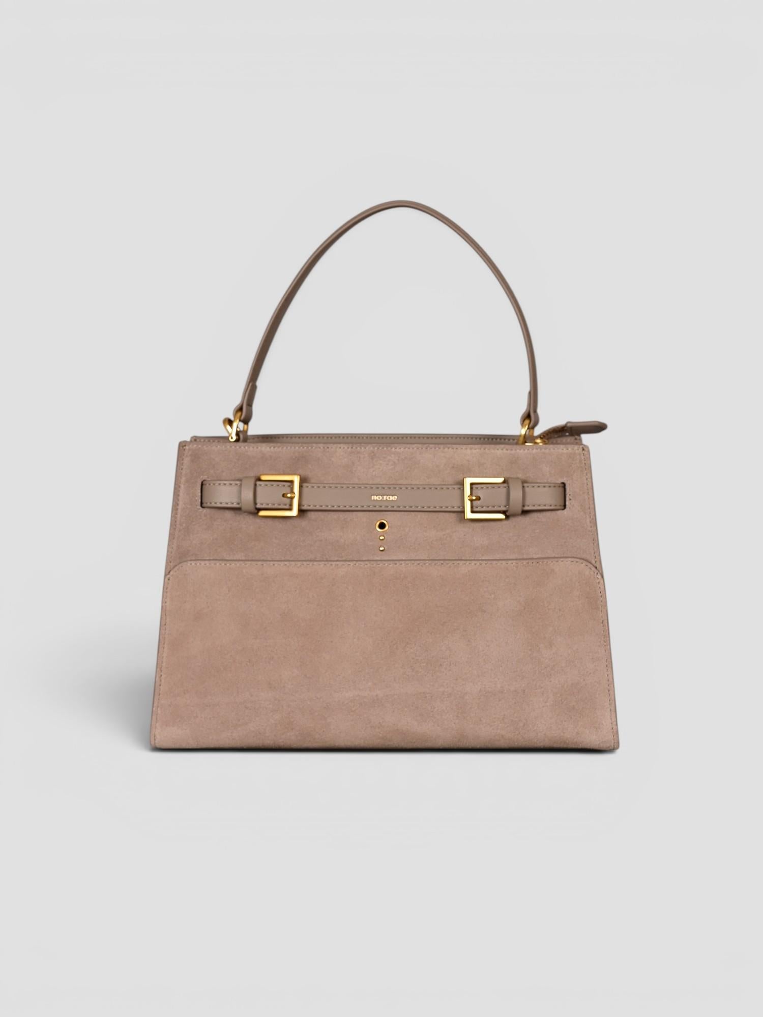 Medium shoulder VALEGRO suede sand N61-DM-27 SAND NO:RAE
