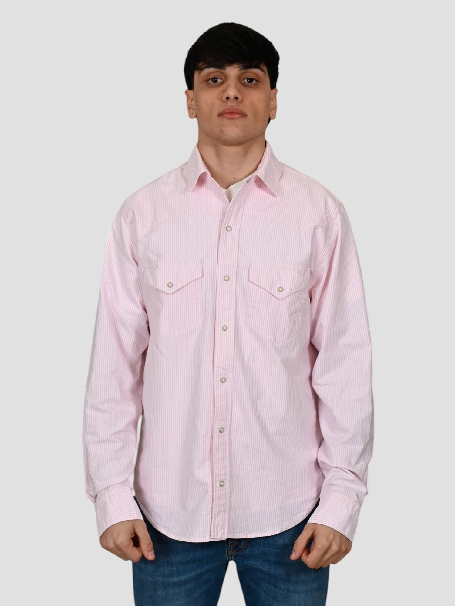 Camicia striped red WESTERN OXFORD flagstaff WESTERN OXFORD STRIPED RED CHESAPEAKE'S