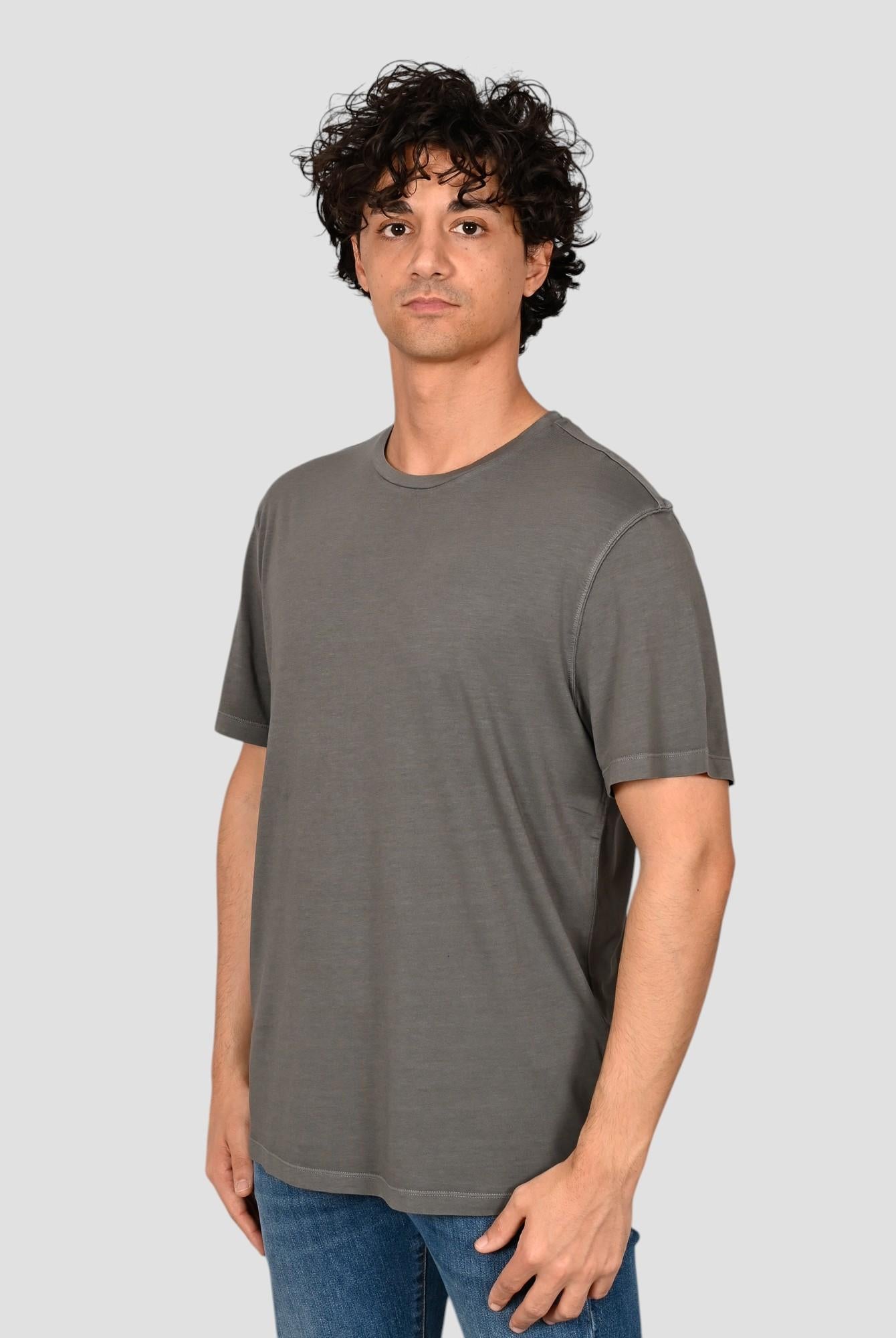 T-shirt sabbia AOMARALF ASPHALT print TS AOMARALF ECOALF