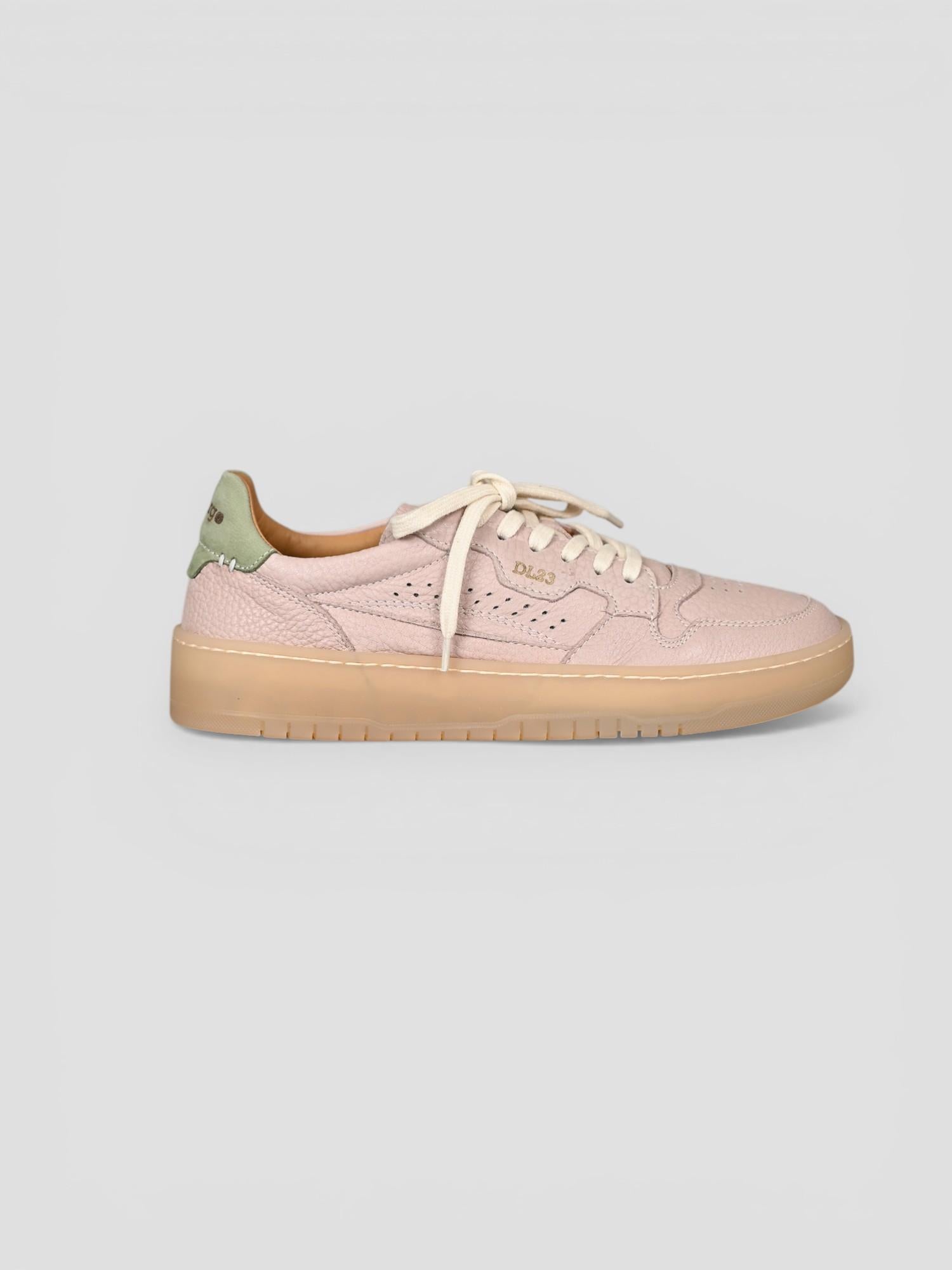 Sneakers nude HC01B nabuk green HC01B SOFFIO NUDE LEMARGO