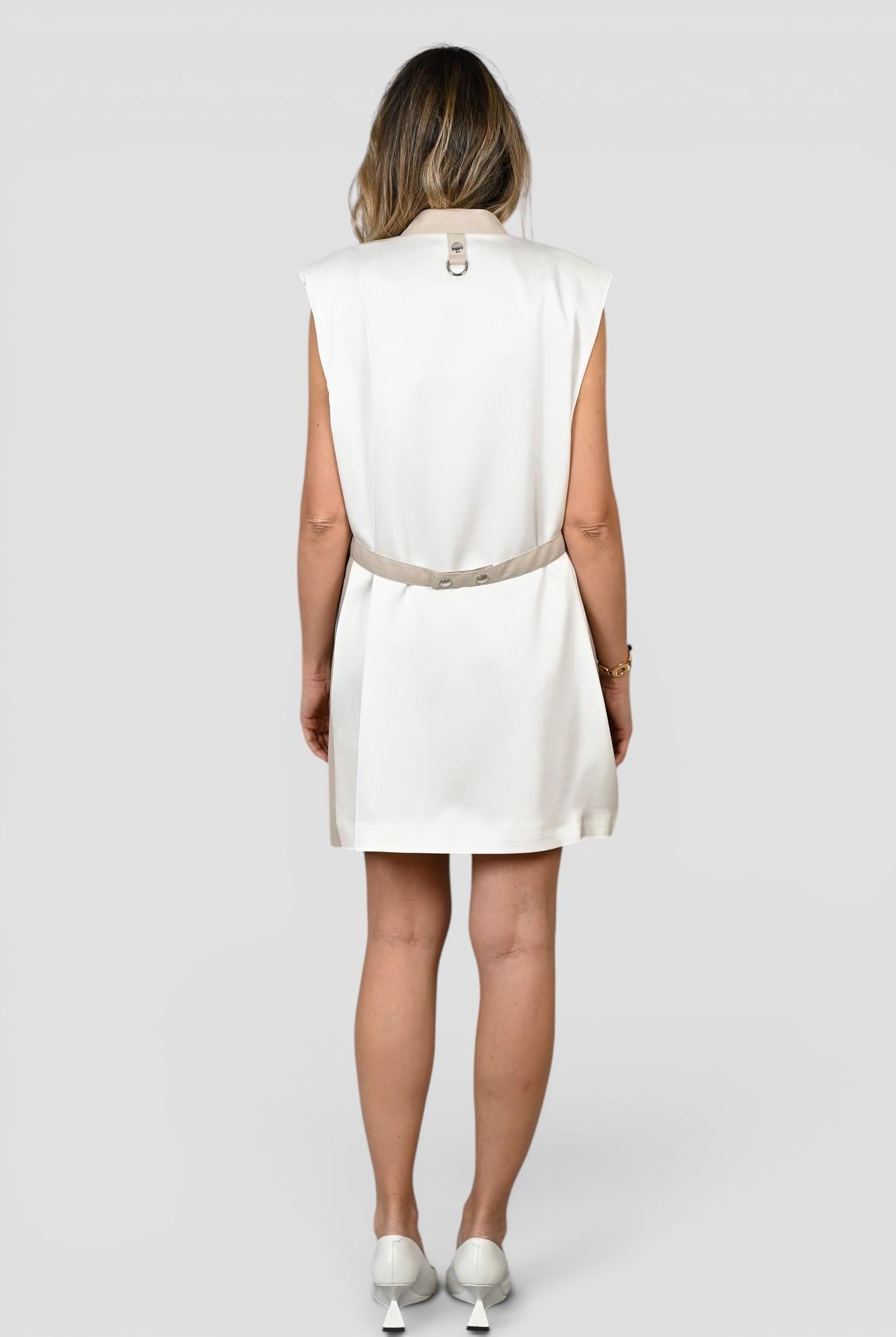 Abito sartoriale A087 T007 taupe gilet A087-T007 TAUPE ISABELLE BLANCHE PARIS