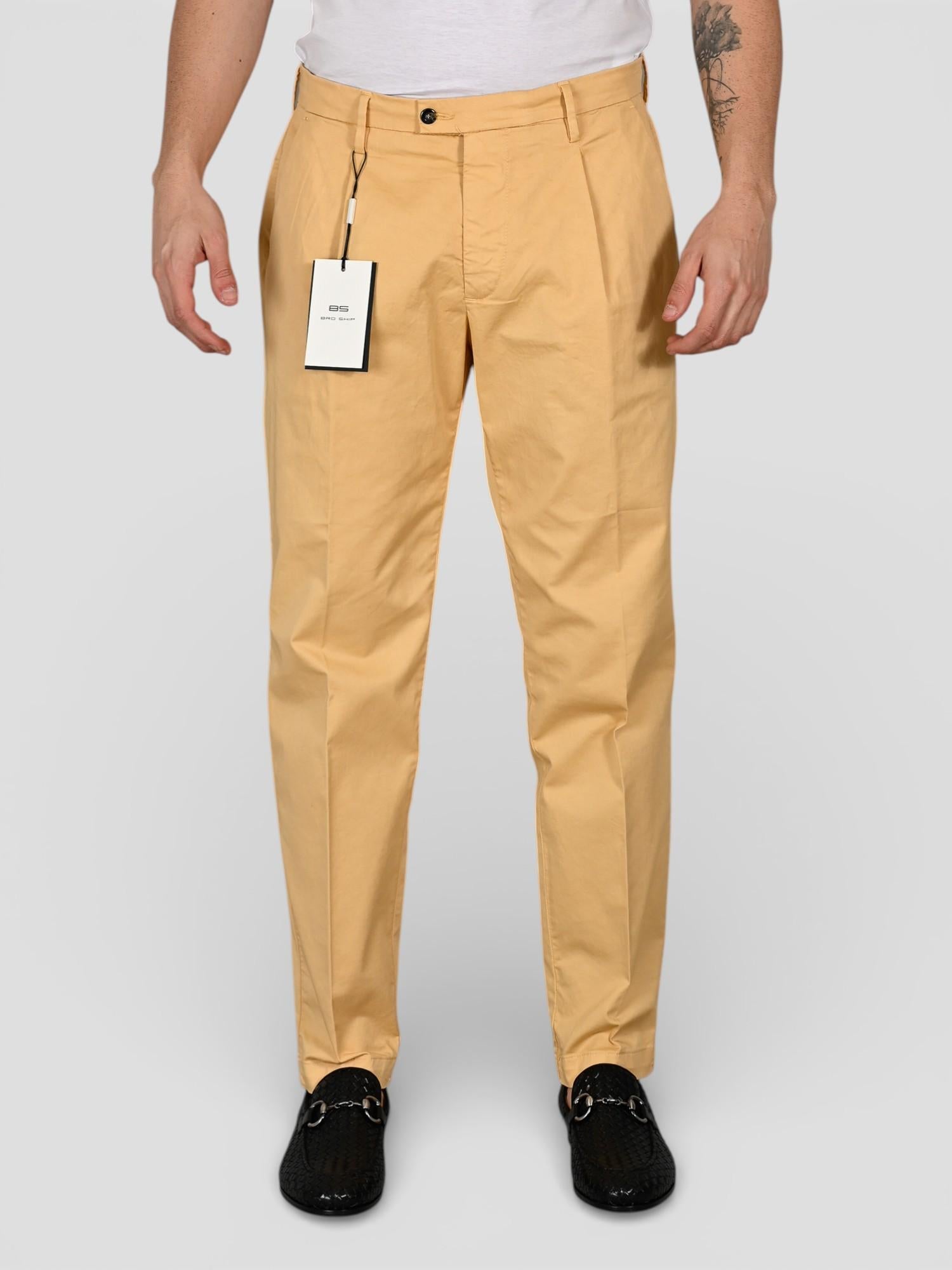 Pantalone ocra STOCCOLMA 8135 pence STOCCOLMA 8135 OLIVA BRO-SHIP