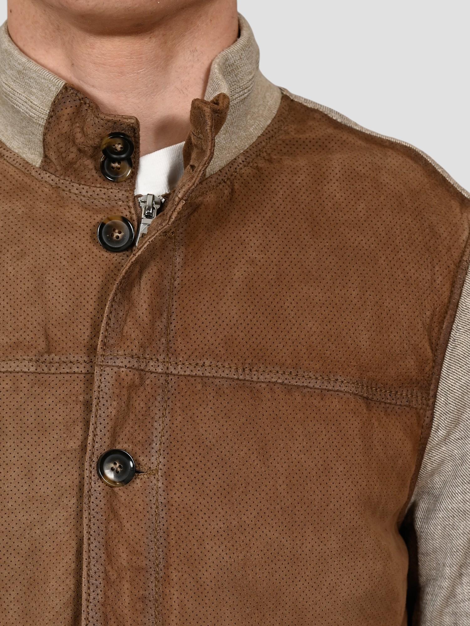 Giubbino TAURUS PERFO TWILL dreamwood TAURUS PERFO TWILL DREAMWOOD THE JACK LEATHERS