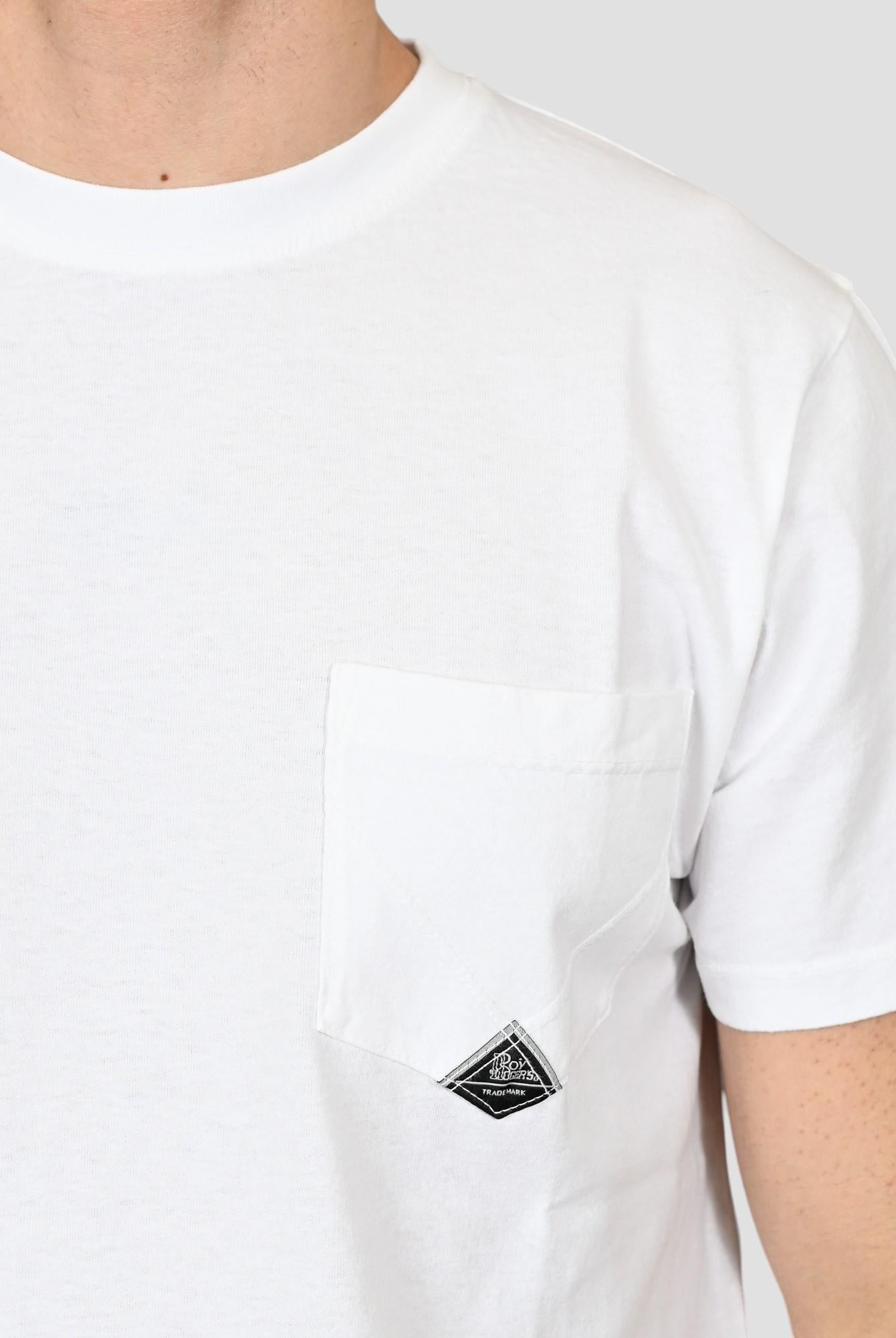 T-shirt optic white POCKET MAN POCKET MAN OPTIC WHITE ROY ROGER'S
