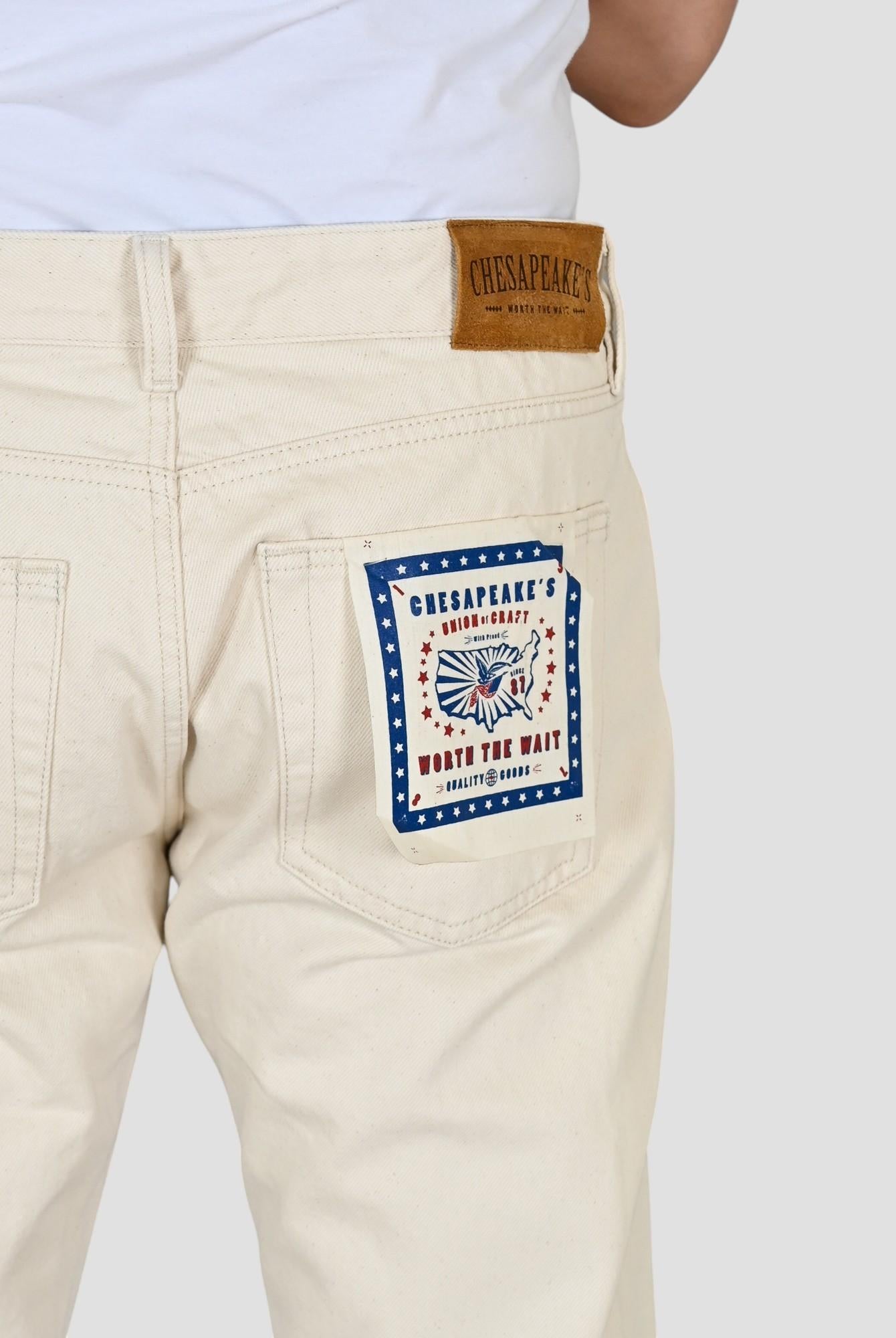 Denim natural SELVEDGE RIDGWAY DENIM SELVEDGE NATURAL CHESAPEAKE'S