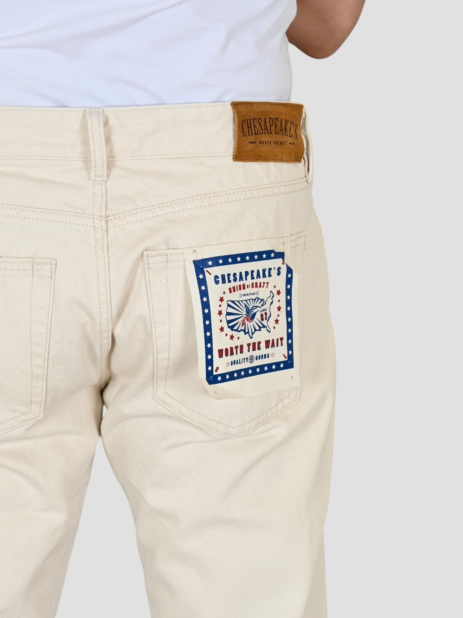 Denim natural SELVEDGE RIDGWAY DENIM SELVEDGE NATURAL CHESAPEAKE'S