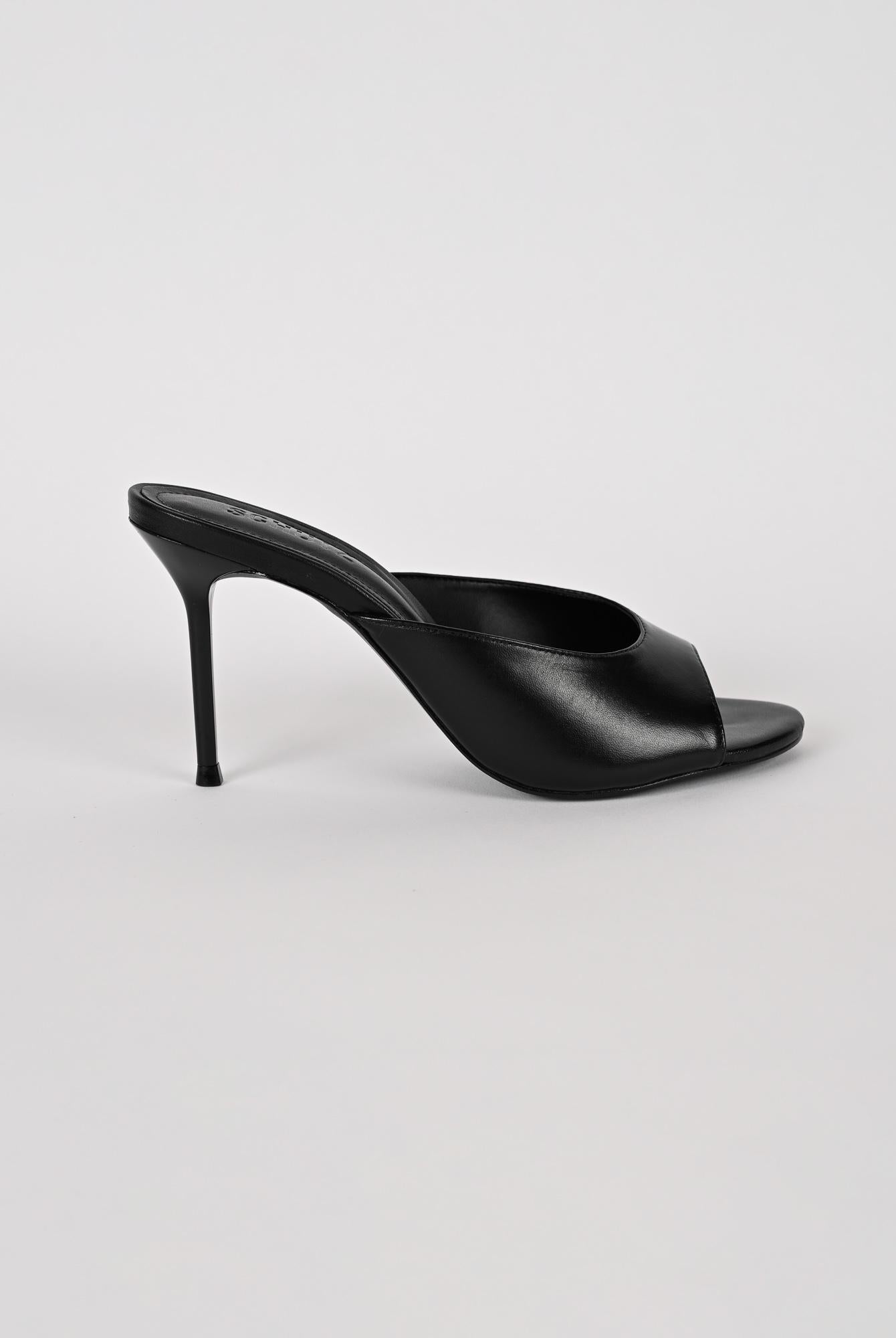 Sandalo donna nero in pelle S220900008 BLACK SCHUTZ