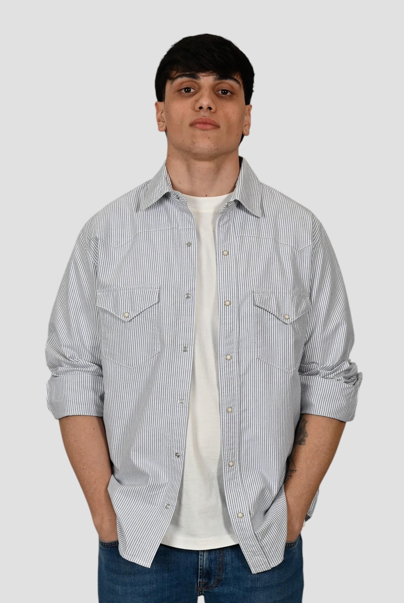 Camicia striped WESTERN OXFORD flagstaff WESTERN OXFORD STRIPED MILITARY CHESAPEAKE'S