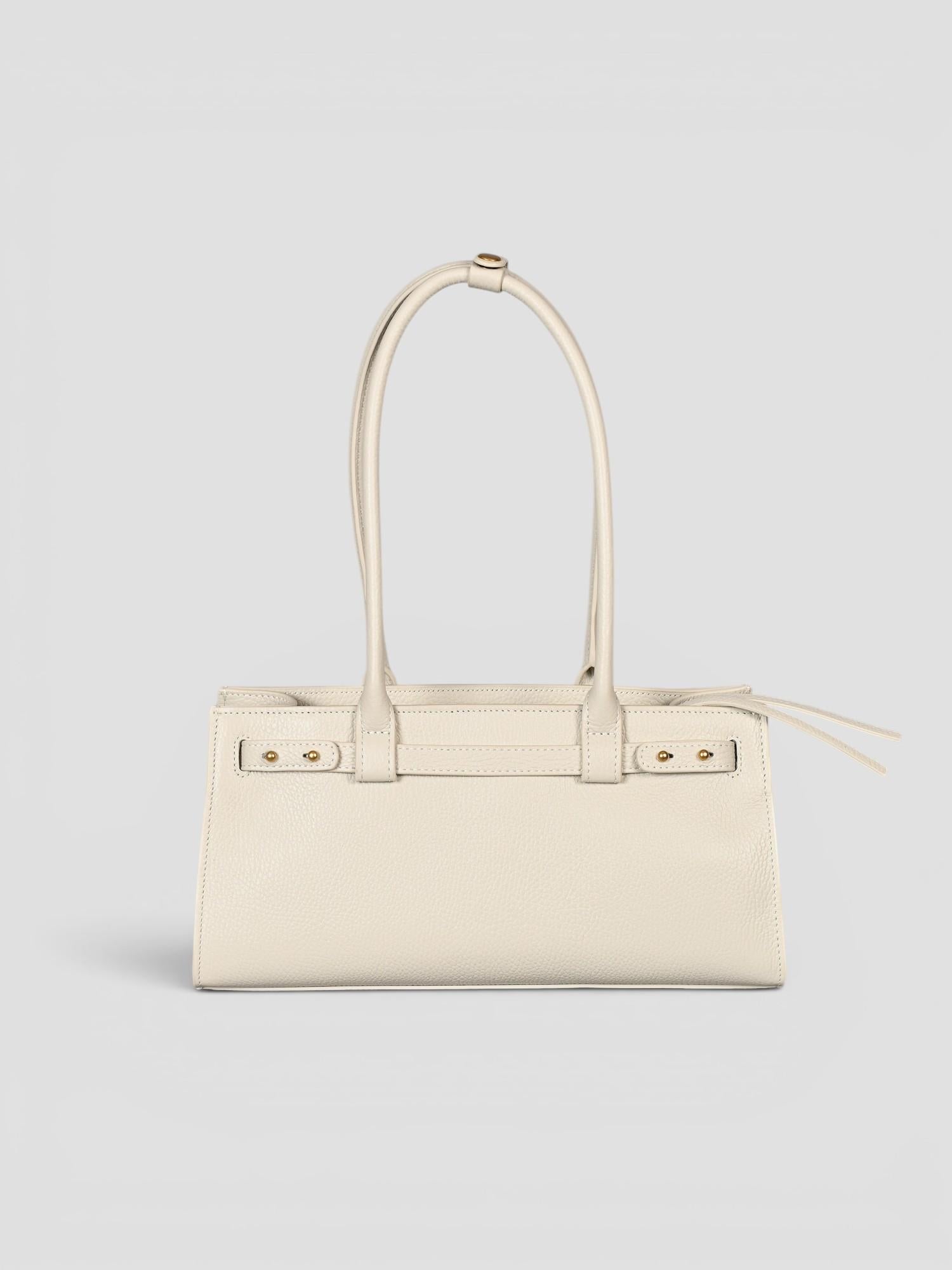 Baguette VALEGRO LEATHER ivory N61-DS-29 IVORY NO:RAE