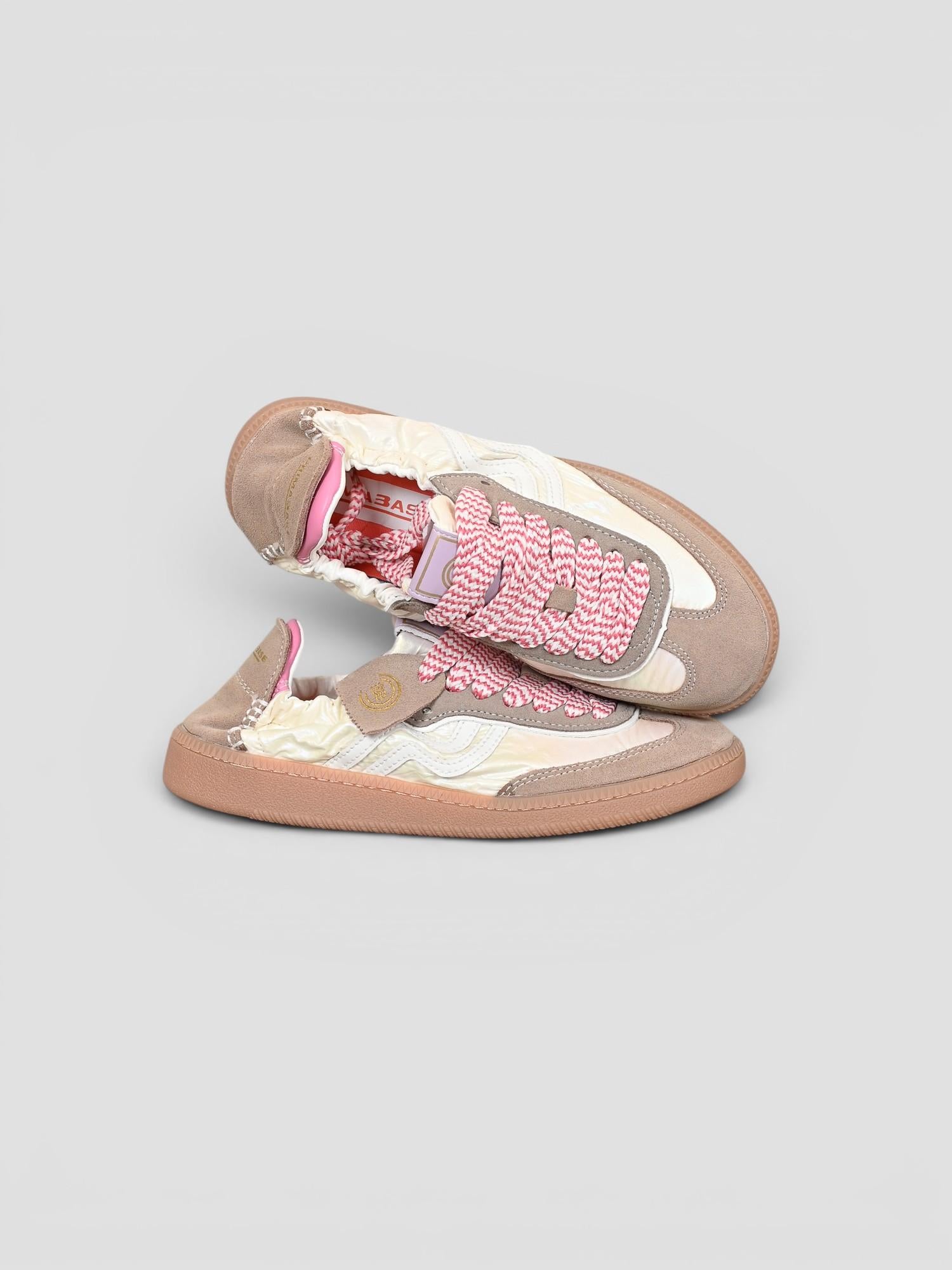 Sneakers bianca 51501 023 suede nylon 51501 023 PRIMABASE