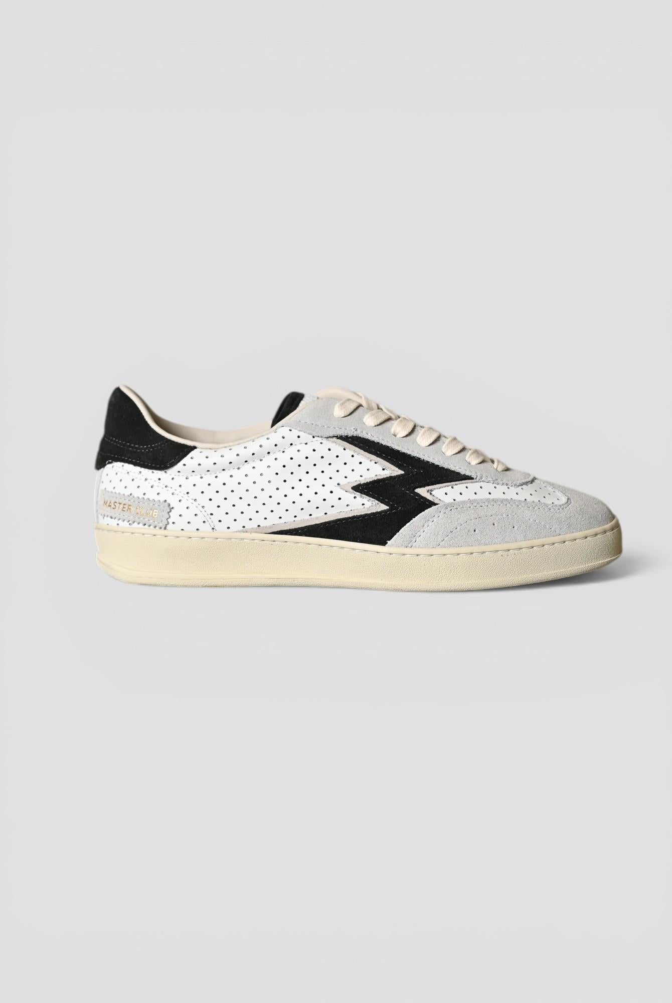 Sneakers CLUB WHITE PIERCED leather MG580MCO1 WHITE MOACONCEPT