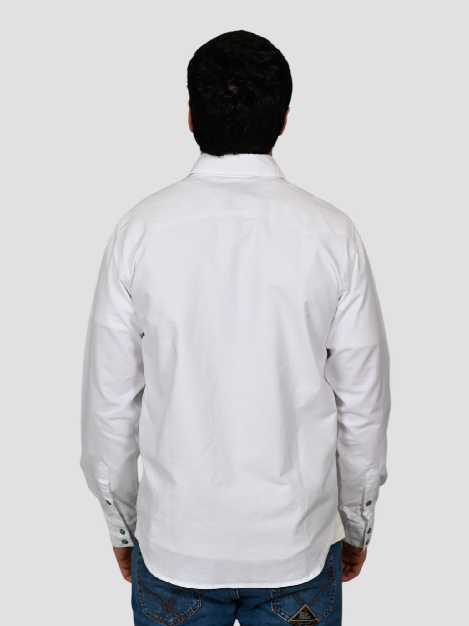 Camicia bianca WESTERN OXFORD flagstaff WESTERN OXFORD WHITE CHESAPEAKE'S