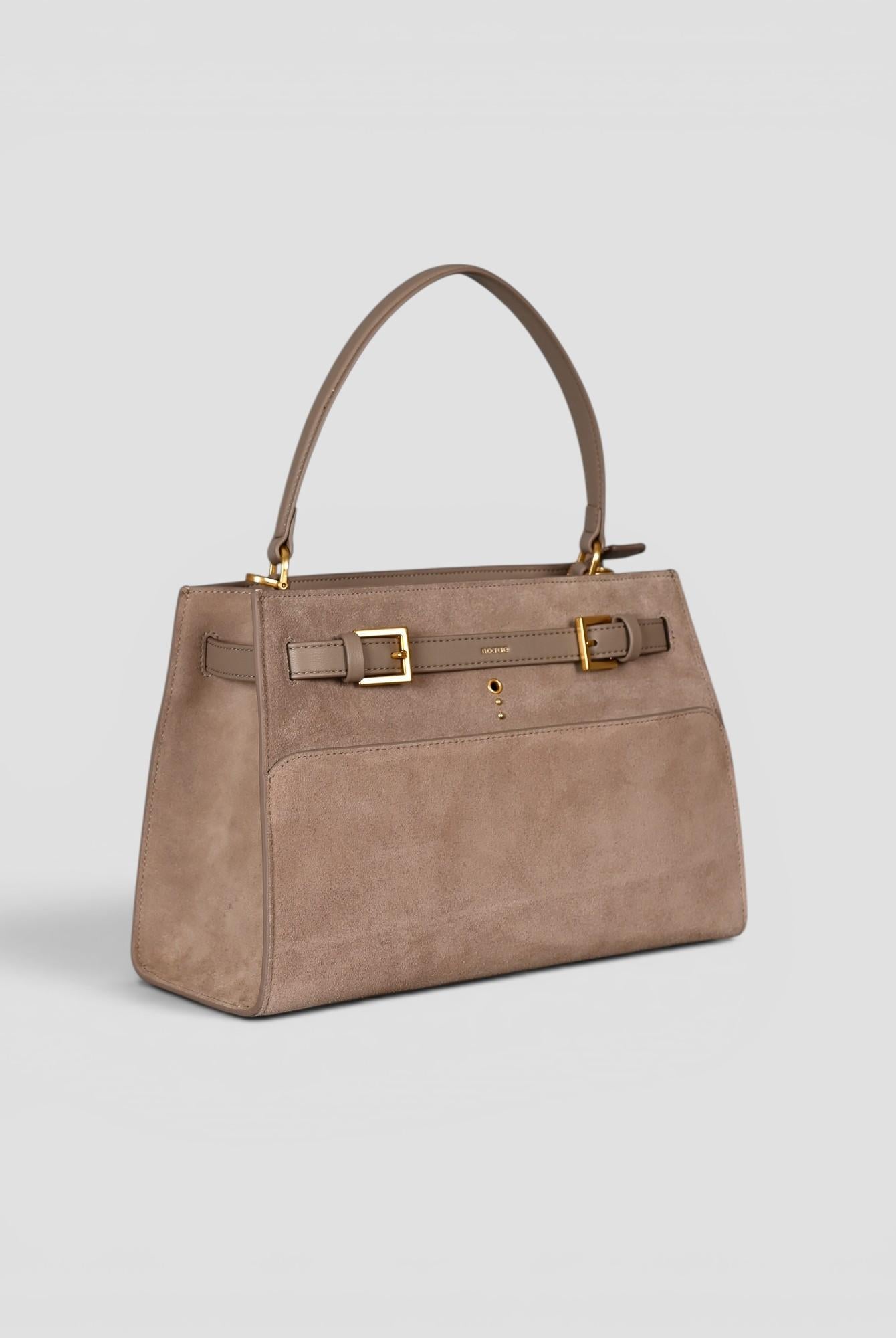 Medium shoulder VALEGRO suede sand N61-DM-27 SAND NO:RAE