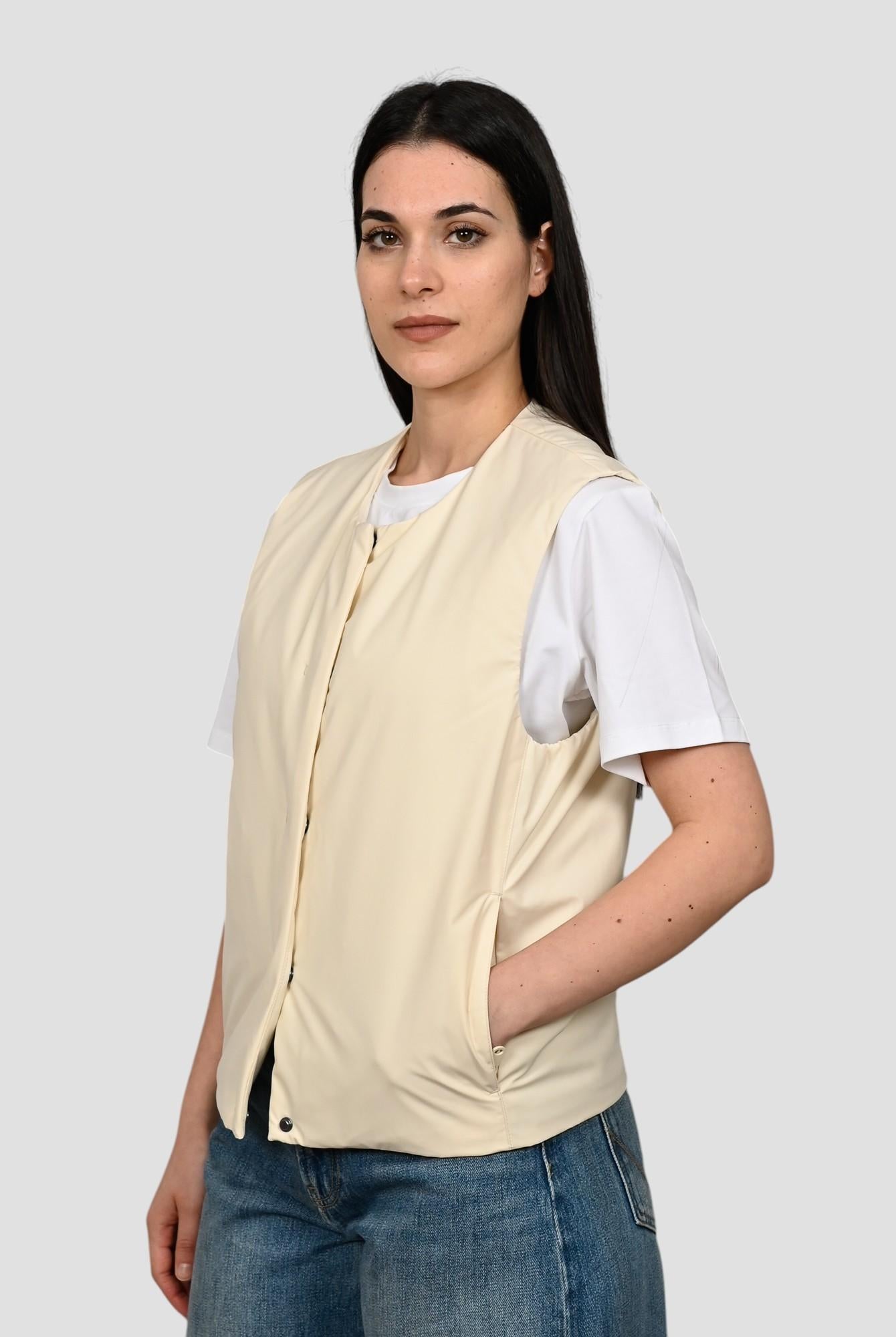 Gilet imbottitura leggera KARINALF creamy KARINALF 987 CREAMY ECOALF