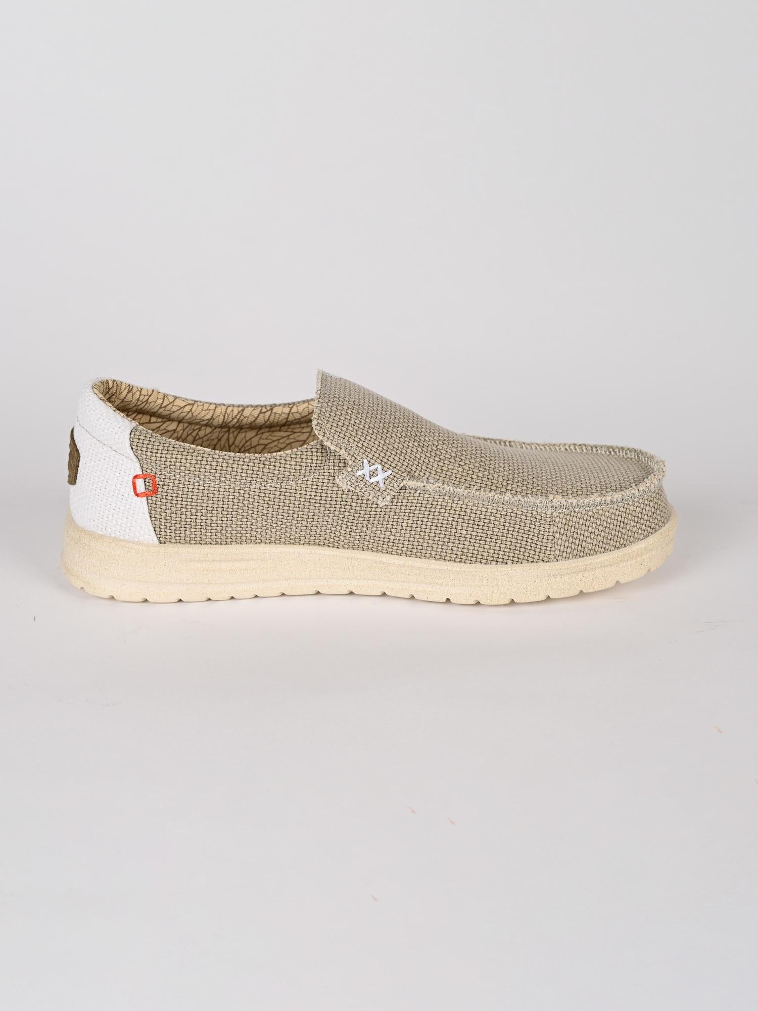 Scarpe leggere MIKKA BRAIDED off white MIKKA BRAIDED OFF WHITE HEY DUDE