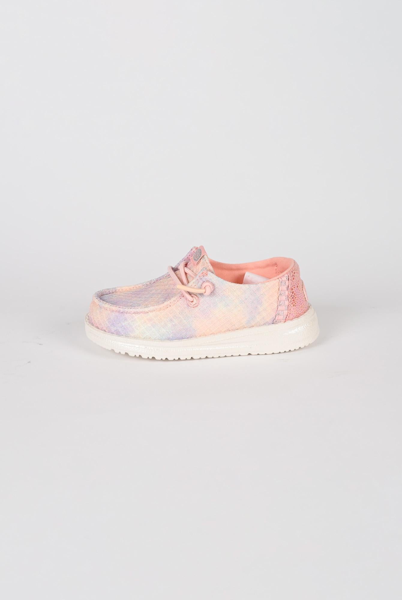 Slip-on baby WENDY MERMAID coral pink WENDY MERMAID CORAL PINK HEY DUDE