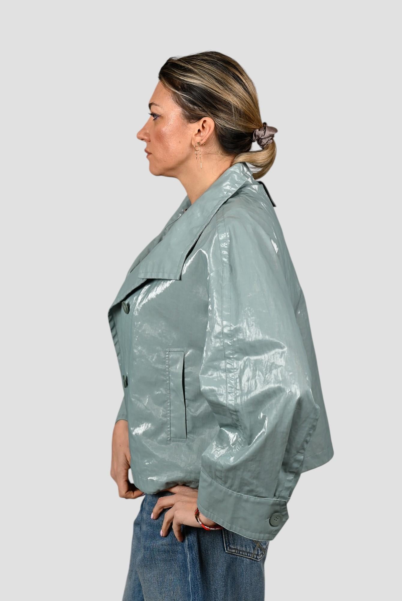 Giacca spalmata ELINA verde laguna ELINA VERDE LAGUNA DUNO