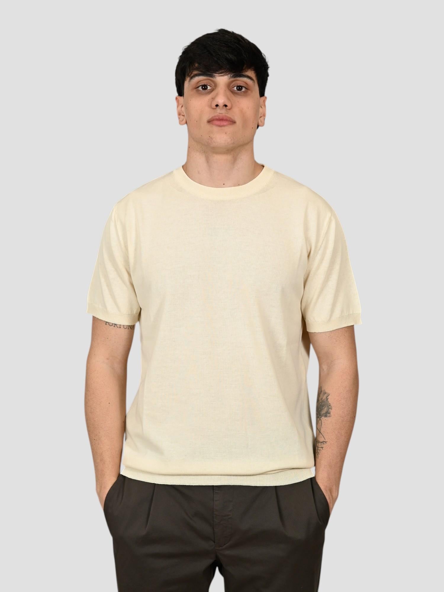 Paricollo burro WO 2040 cotton crepe WO 2040 0101 WOOL & CO.