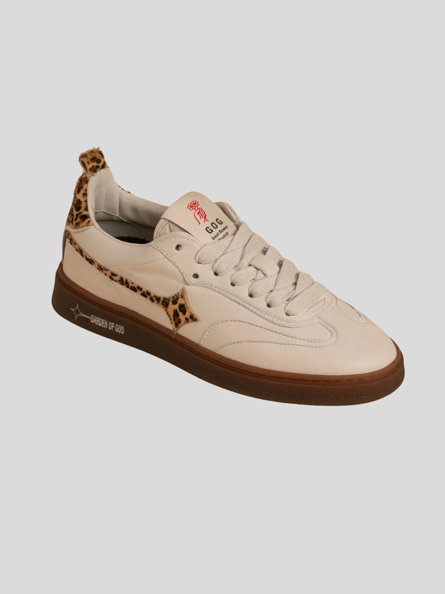 Sneakers EARTH LEO off white animalier EARTH LEA OFF WHITE ANIMALIER GARDEN OF GOD