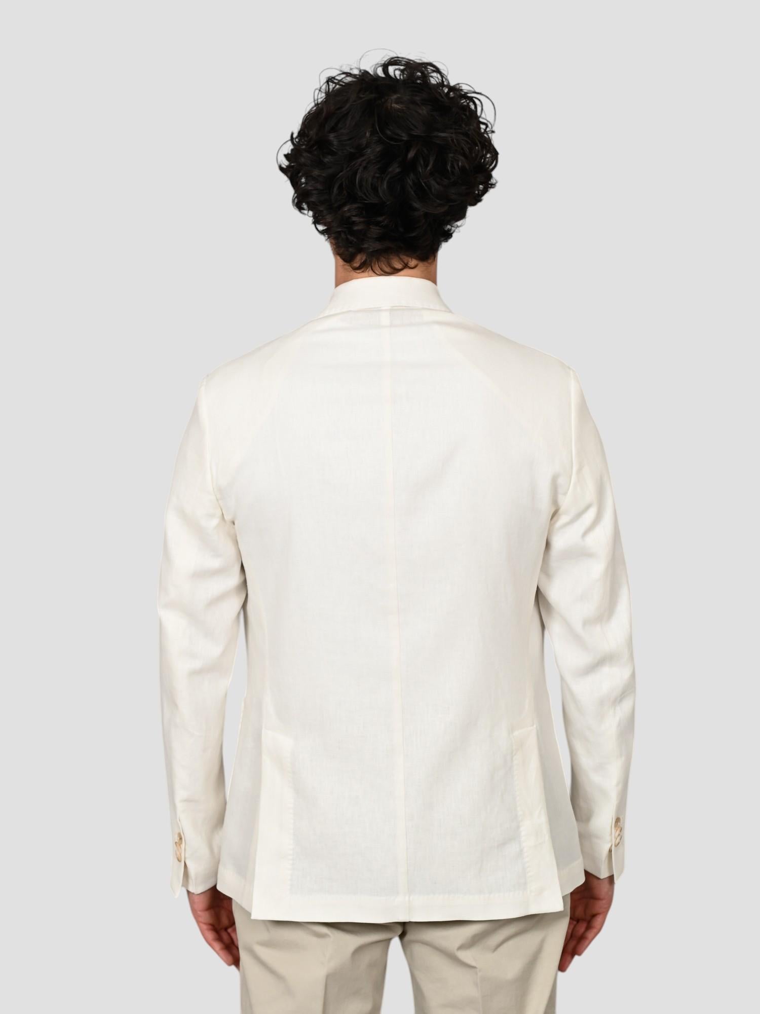 Blazer bianco G13/1 RZ0 blend linen G13/1 RZ0 BIANCO RPL