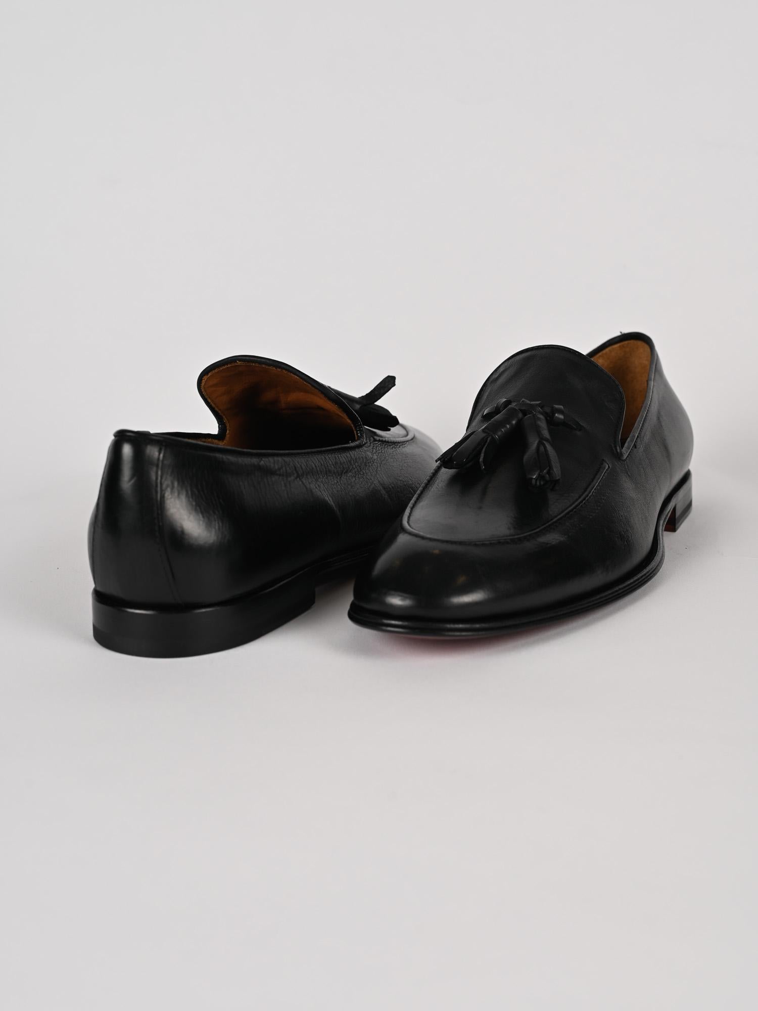 Moccasino uomo nero in pelle 1841 GARDA NERO CORVARI