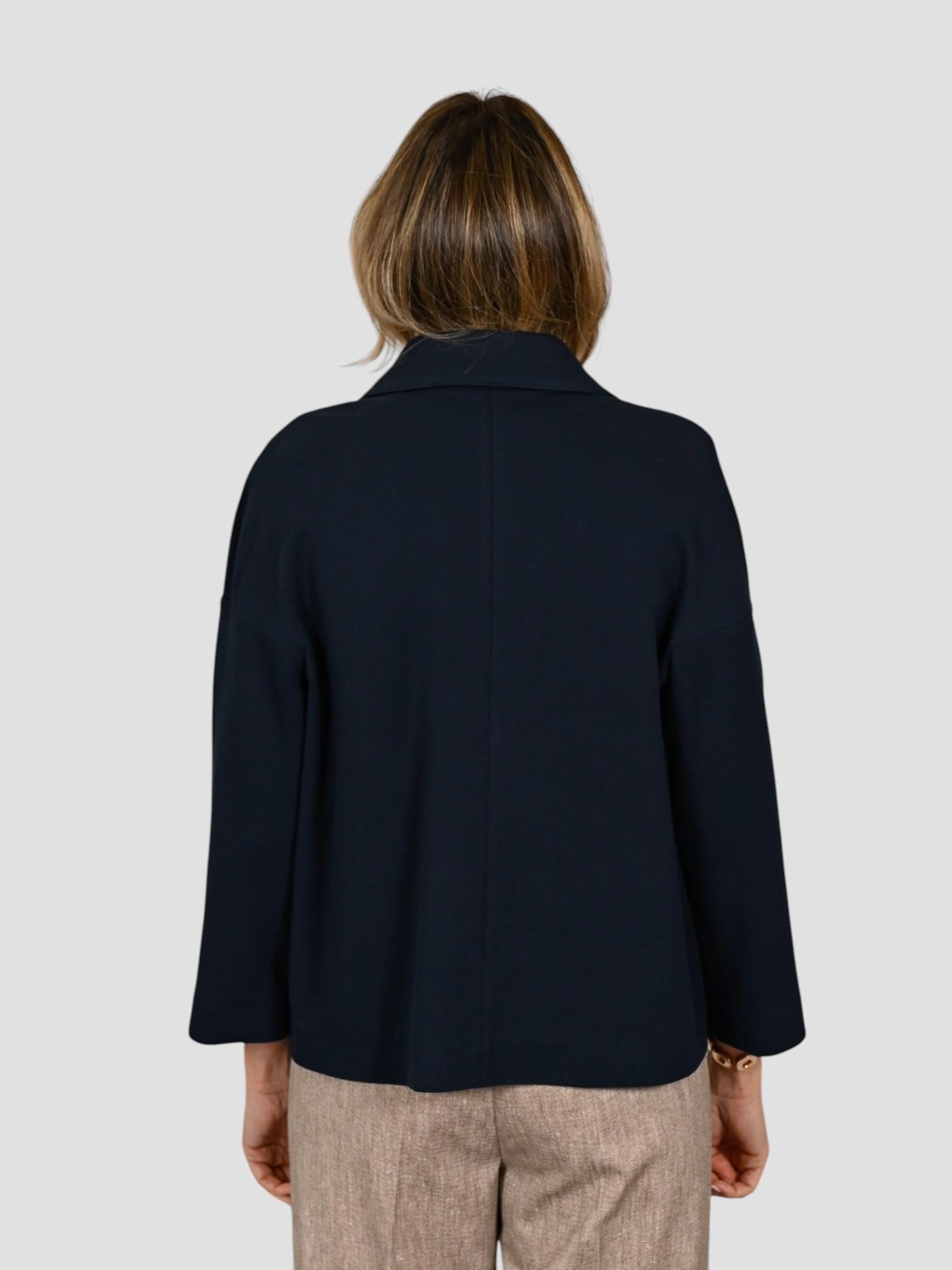 Giacca blu FD3813 caban jersey FD3813 BLU CIRCOLO 1901