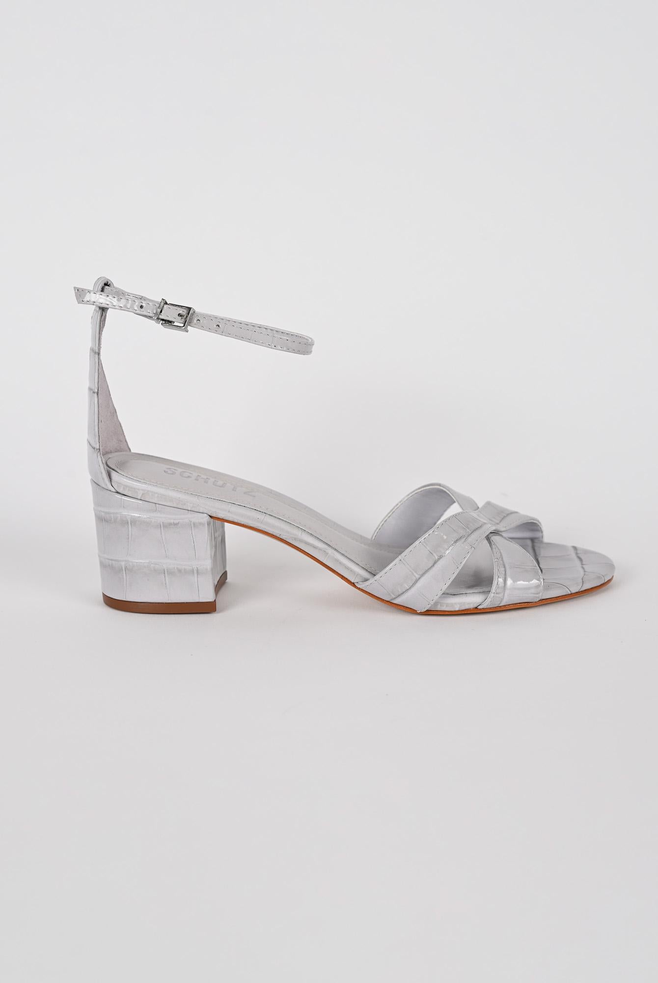 Slingback donna grey in pelle S200010837 GREY SCHUTZ