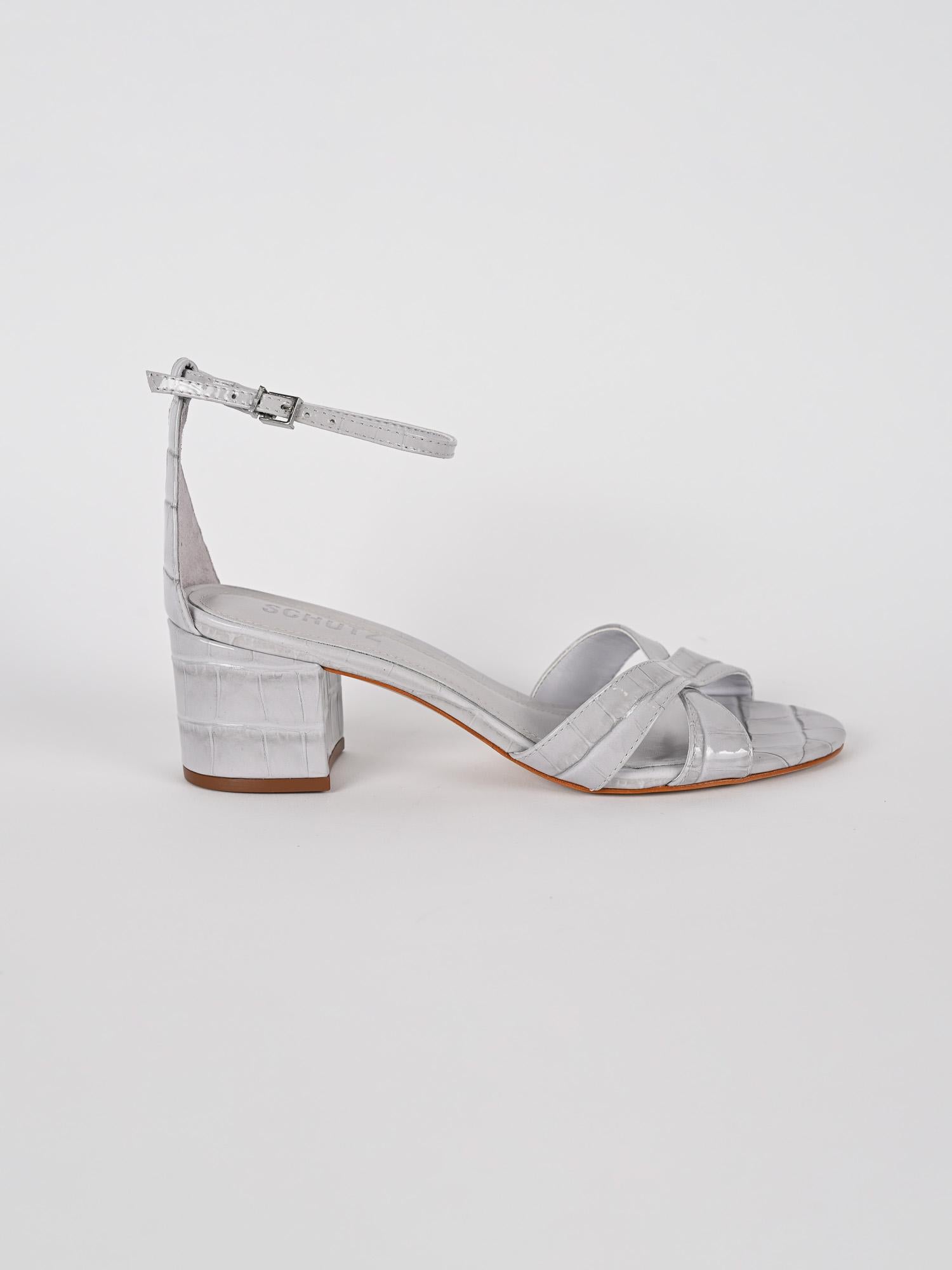 Slingback donna grey in pelle S200010837 GREY SCHUTZ