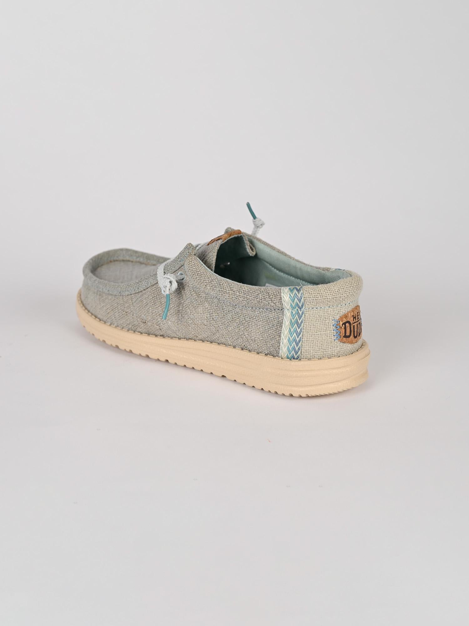 Scarpe leggere WALLY JUTE cloud blue WALLY JUTE CLOUD BLU HEY DUDE