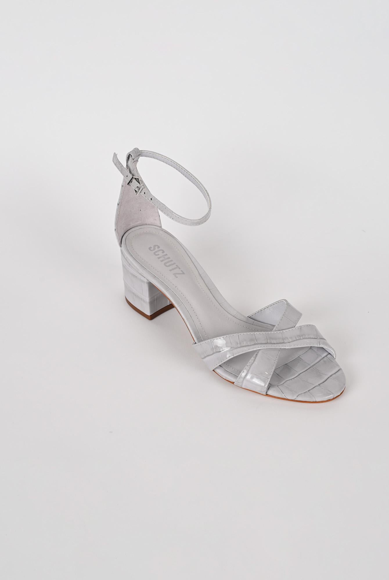 Slingback donna grey in pelle S200010837 GREY SCHUTZ