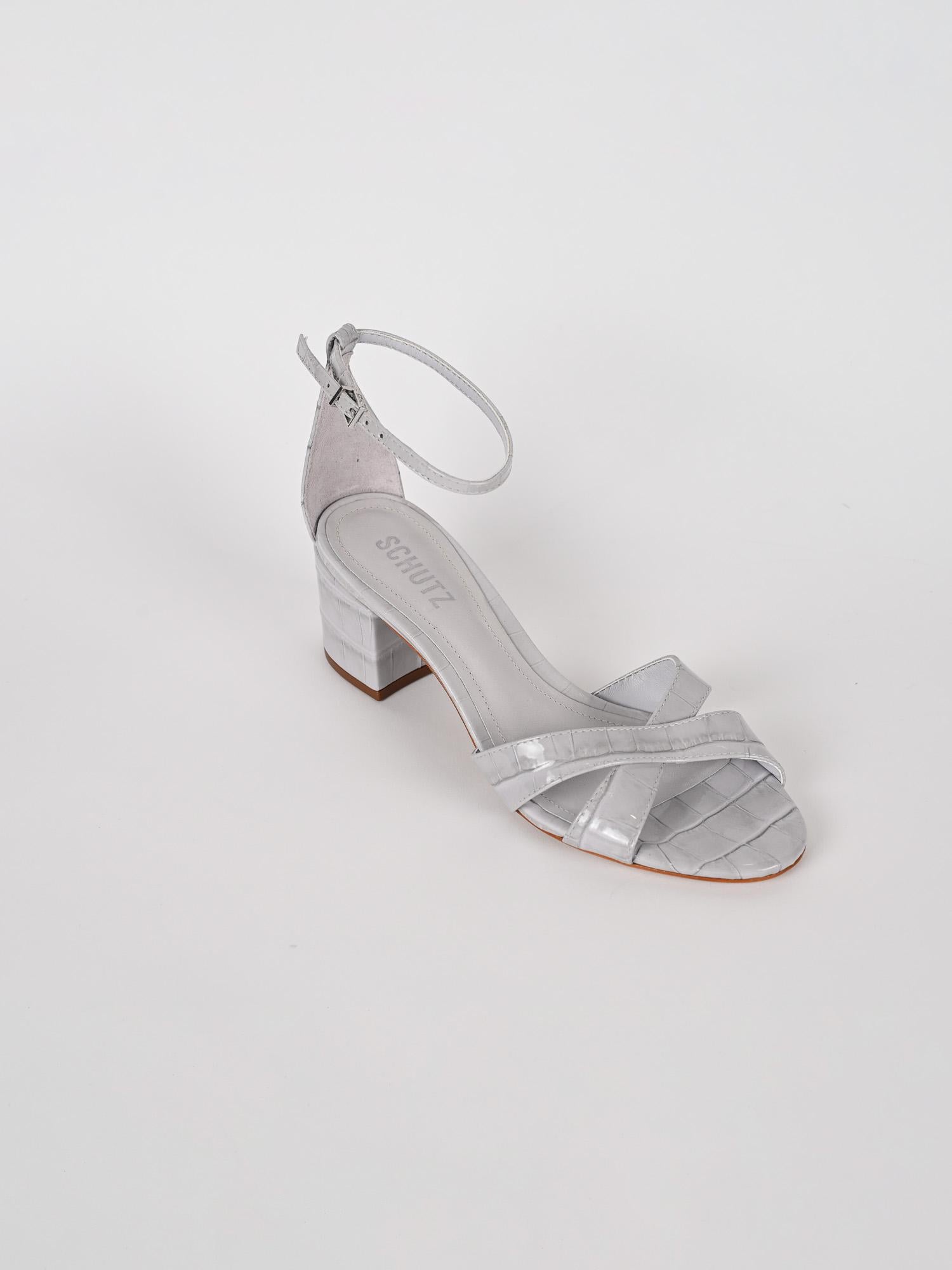 Slingback donna grey in pelle S200010837 GREY SCHUTZ
