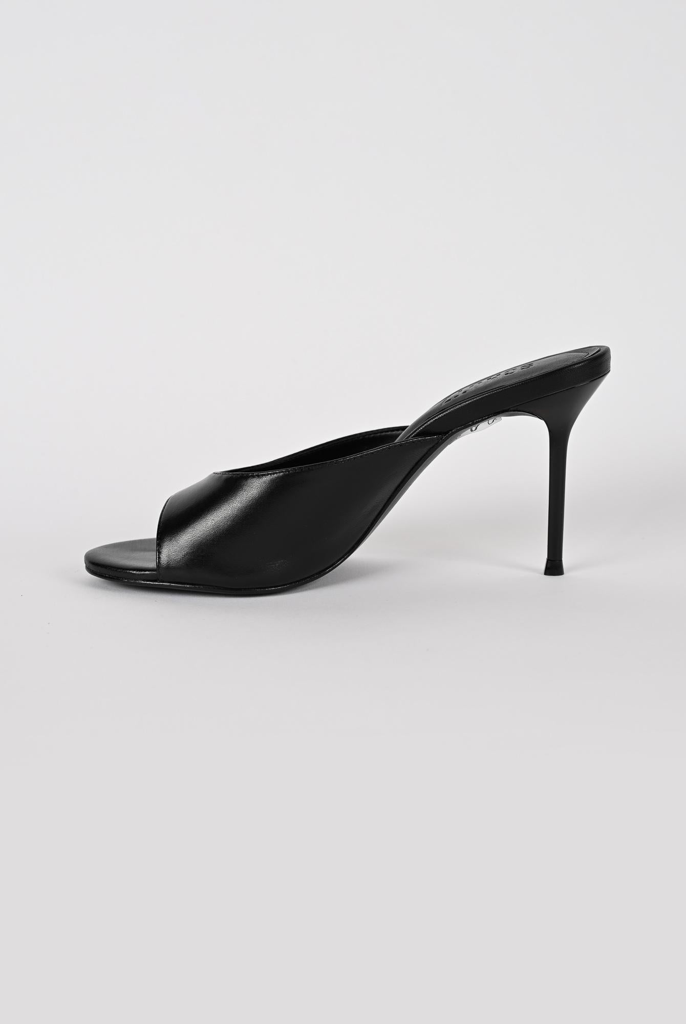 Sandalo donna nero in pelle S220900008 BLACK SCHUTZ