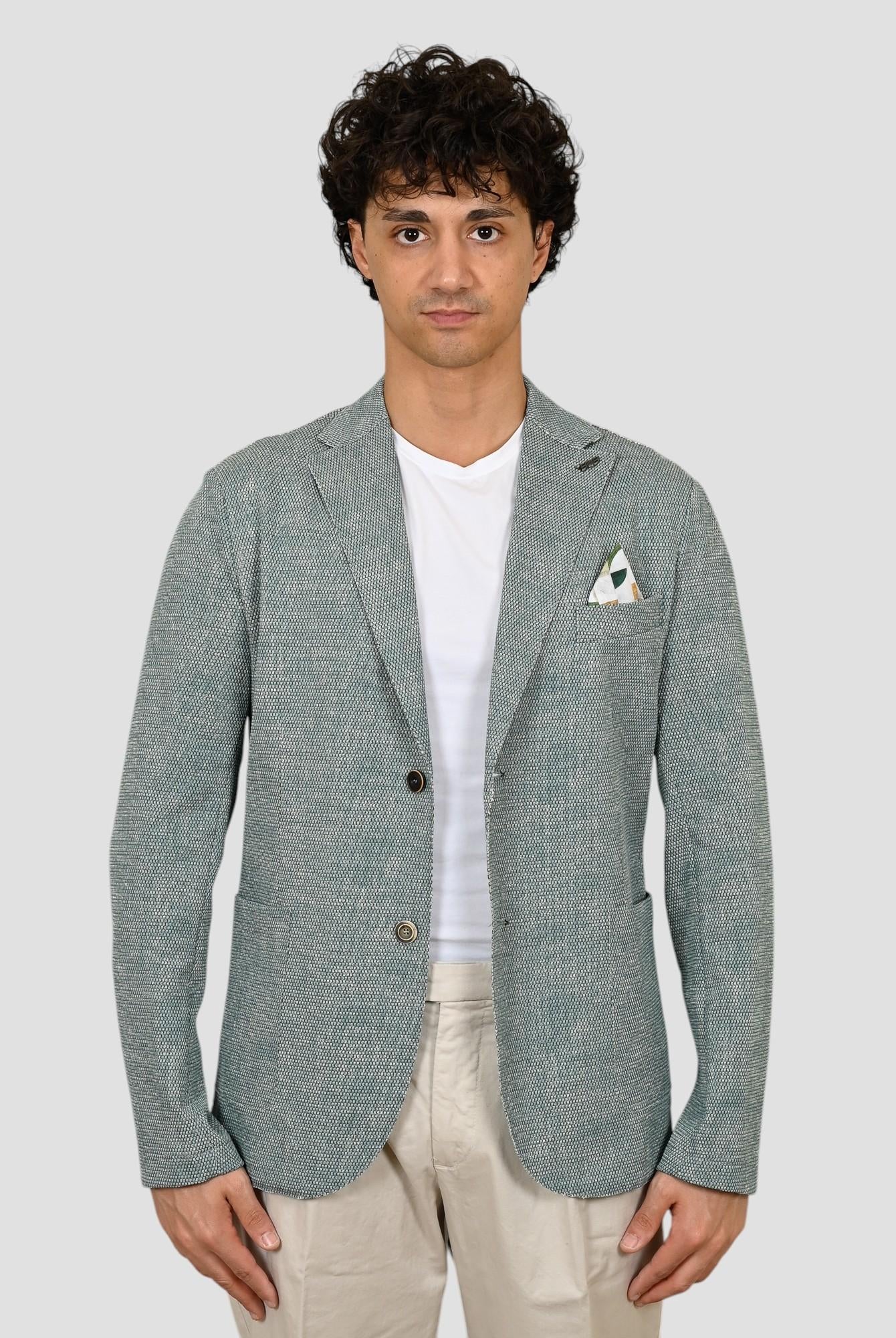 Giacca monopetto EASYX585 GOCCIA lavorazione maglia EASYX585 GOCCIA BOB