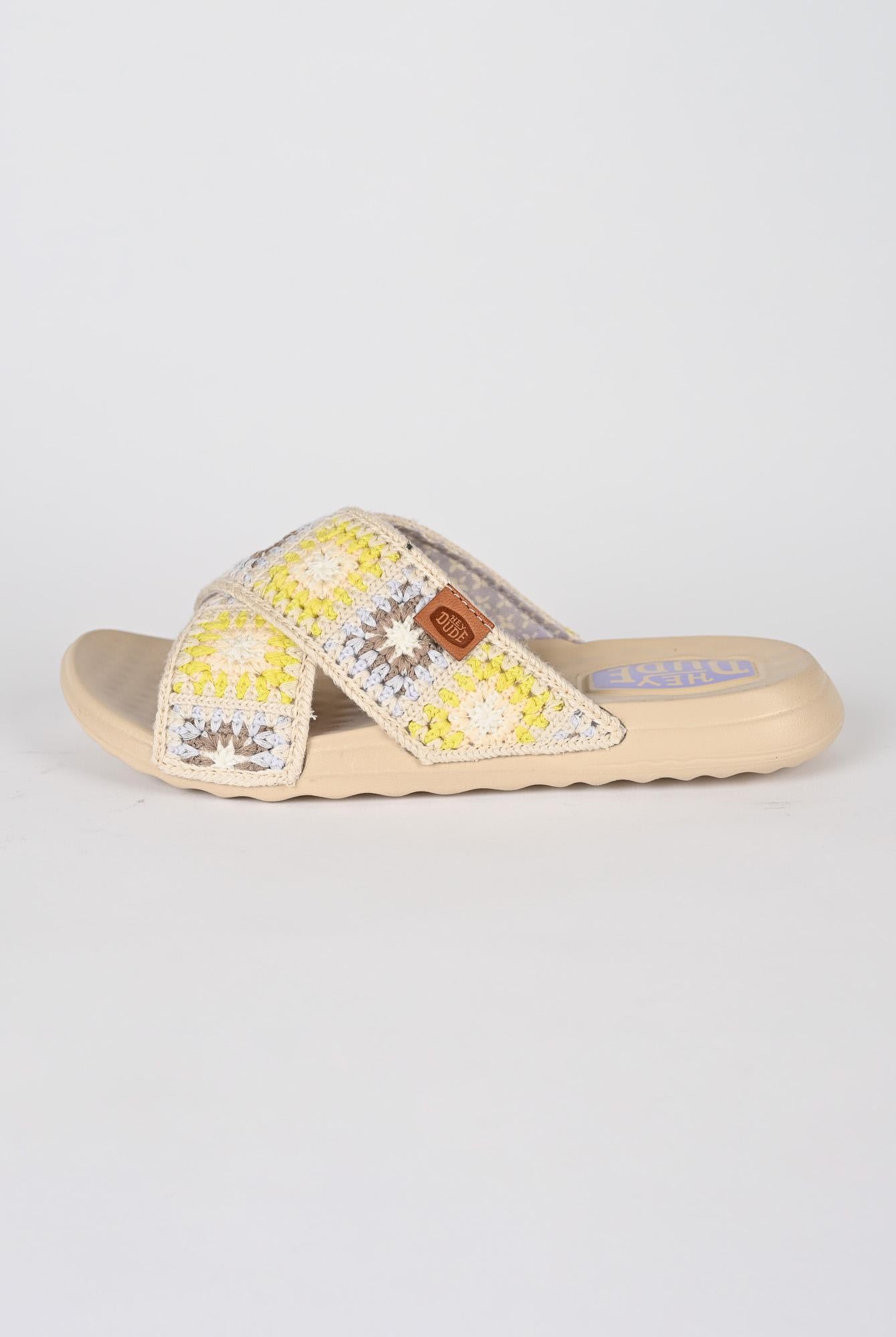 Ciabatta crochet CHRISTI SLIDE cottage CHRISTI SLIDE 43205-ONK HEY DUDE