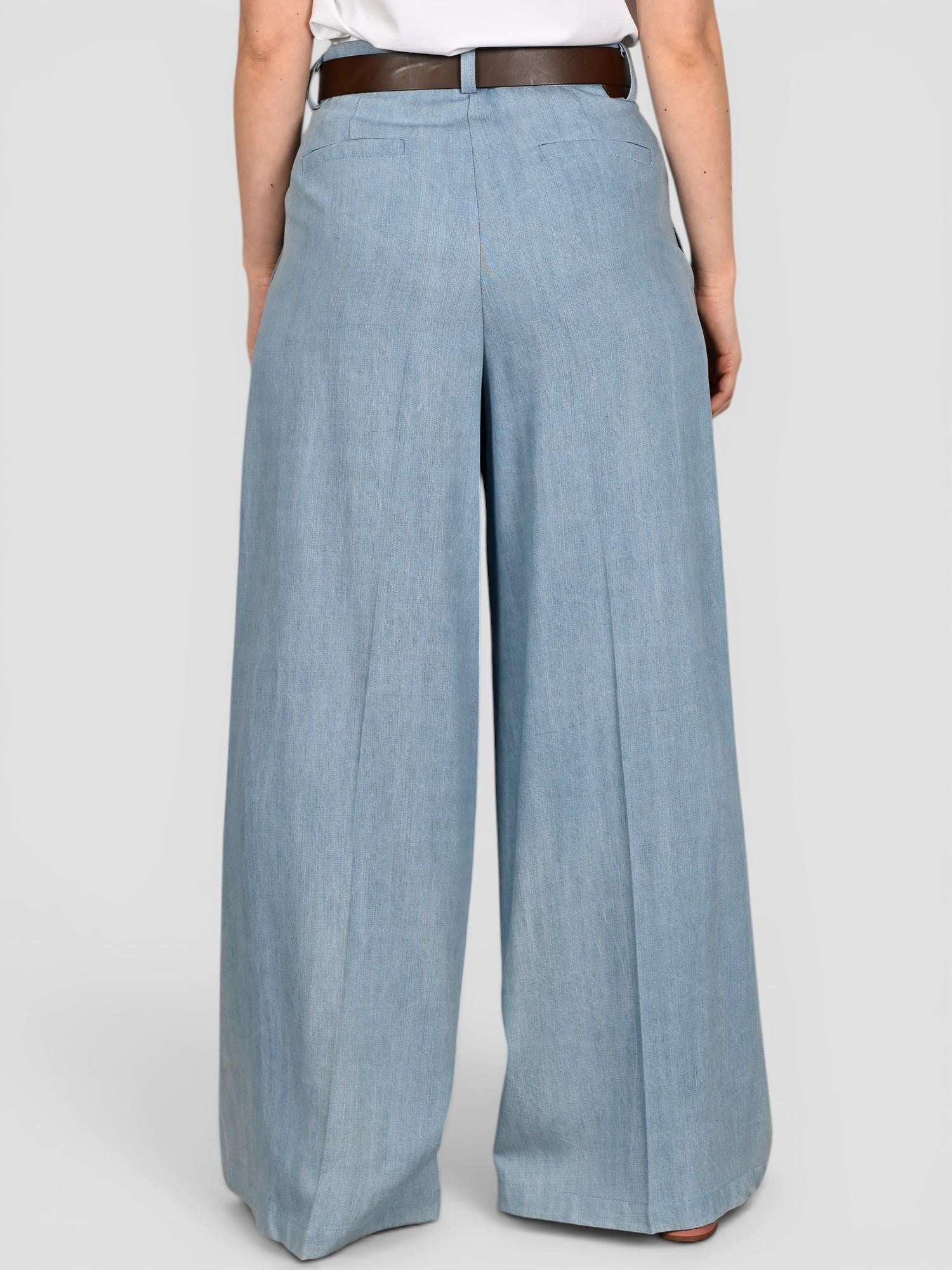 Pantalone denim S25P564 chambray chiaro S25P564 CHIARO TENSIONE IN
