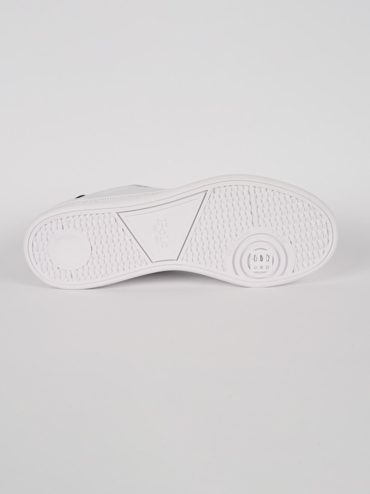 Sneaker heritage court white newport navy HRT CT II-SK-ATH WHITE NAVY POLO RALPH LAUREN