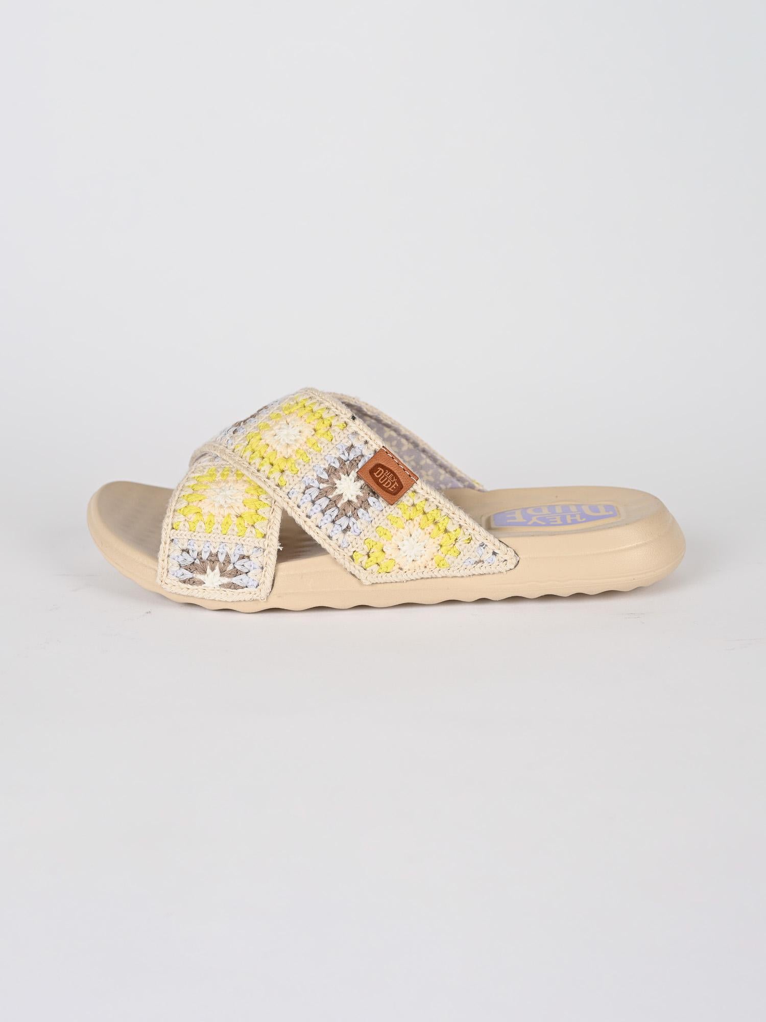 Ciabatta crochet CHRISTI SLIDE cottage CHRISTI SLIDE 43205-ONK HEY DUDE