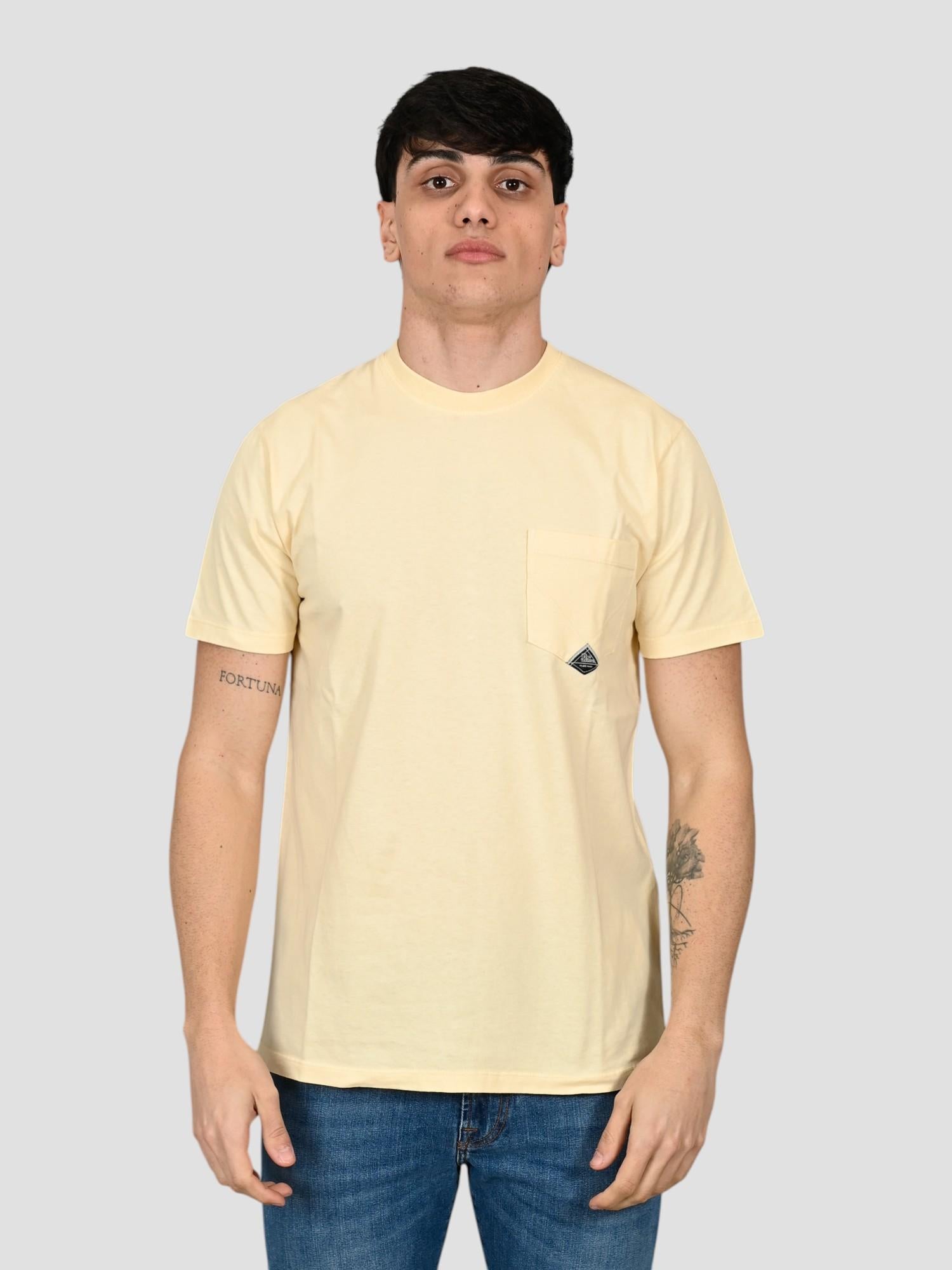 T-shirt light yellow POCKET MAN POCKET MAN LIGHT YELLOW ROY ROGER'S