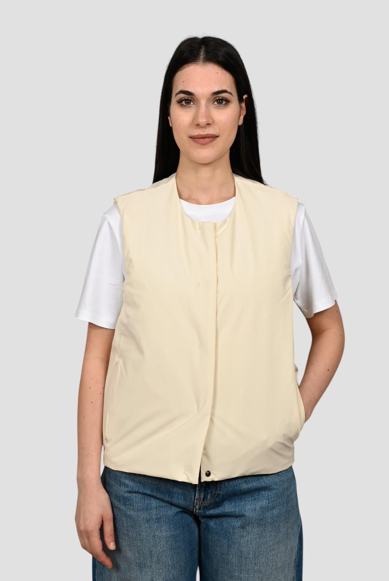 Gilet imbottitura leggera KARINALF creamy KARINALF 987 CREAMY ECOALF
