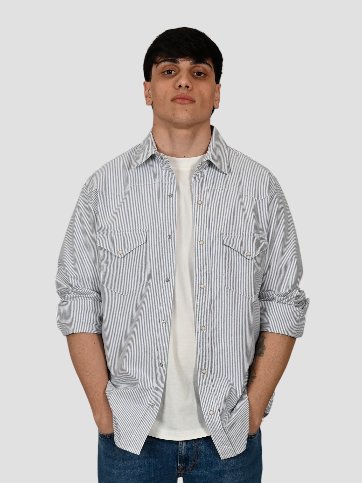 Camicia striped WESTERN OXFORD flagstaff WESTERN OXFORD STRIPED MILITARY CHESAPEAKE'S