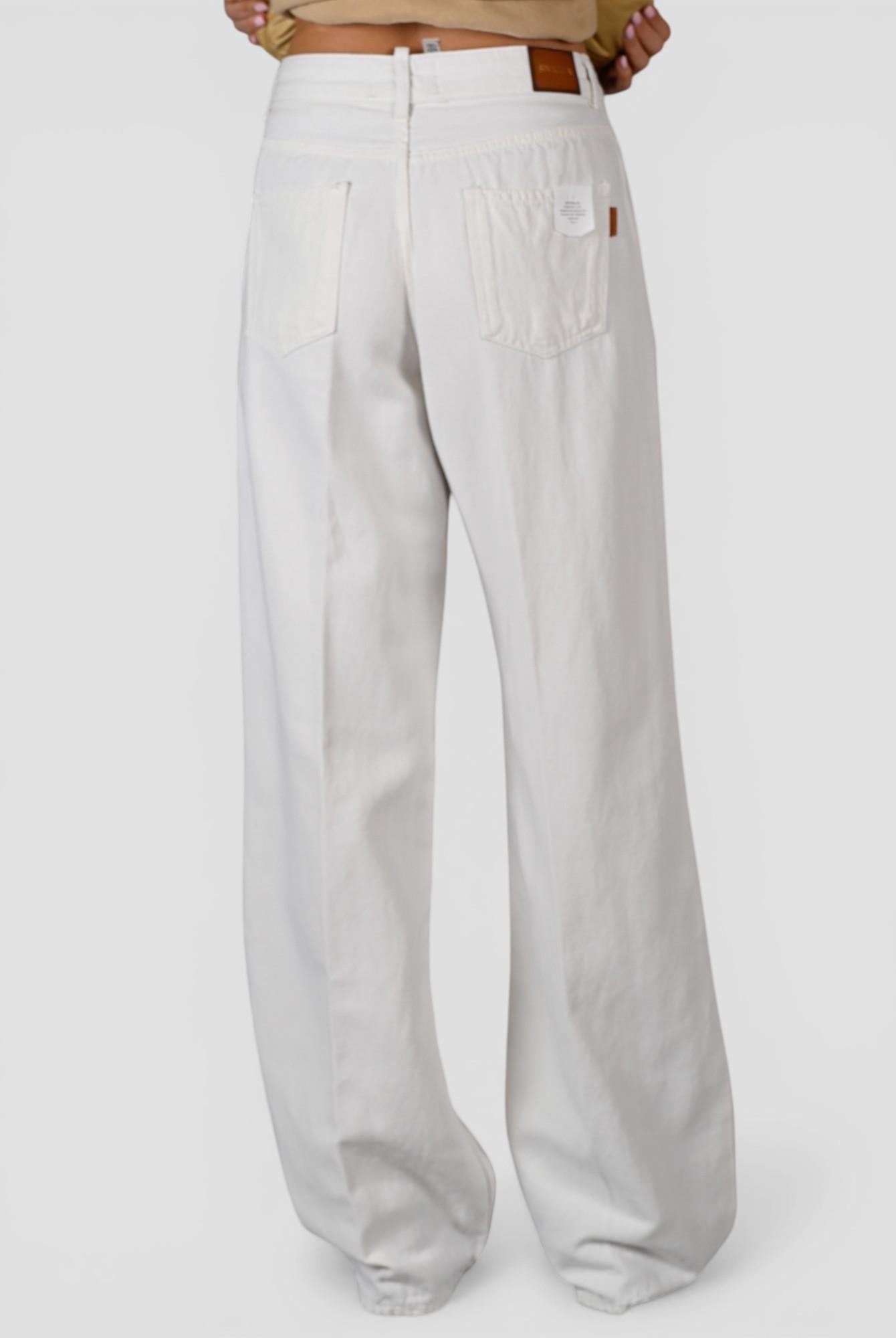 Pantalone burro ANNA 2410 wide leg ANNA 2410C0184 T0001 SIVIGLIA