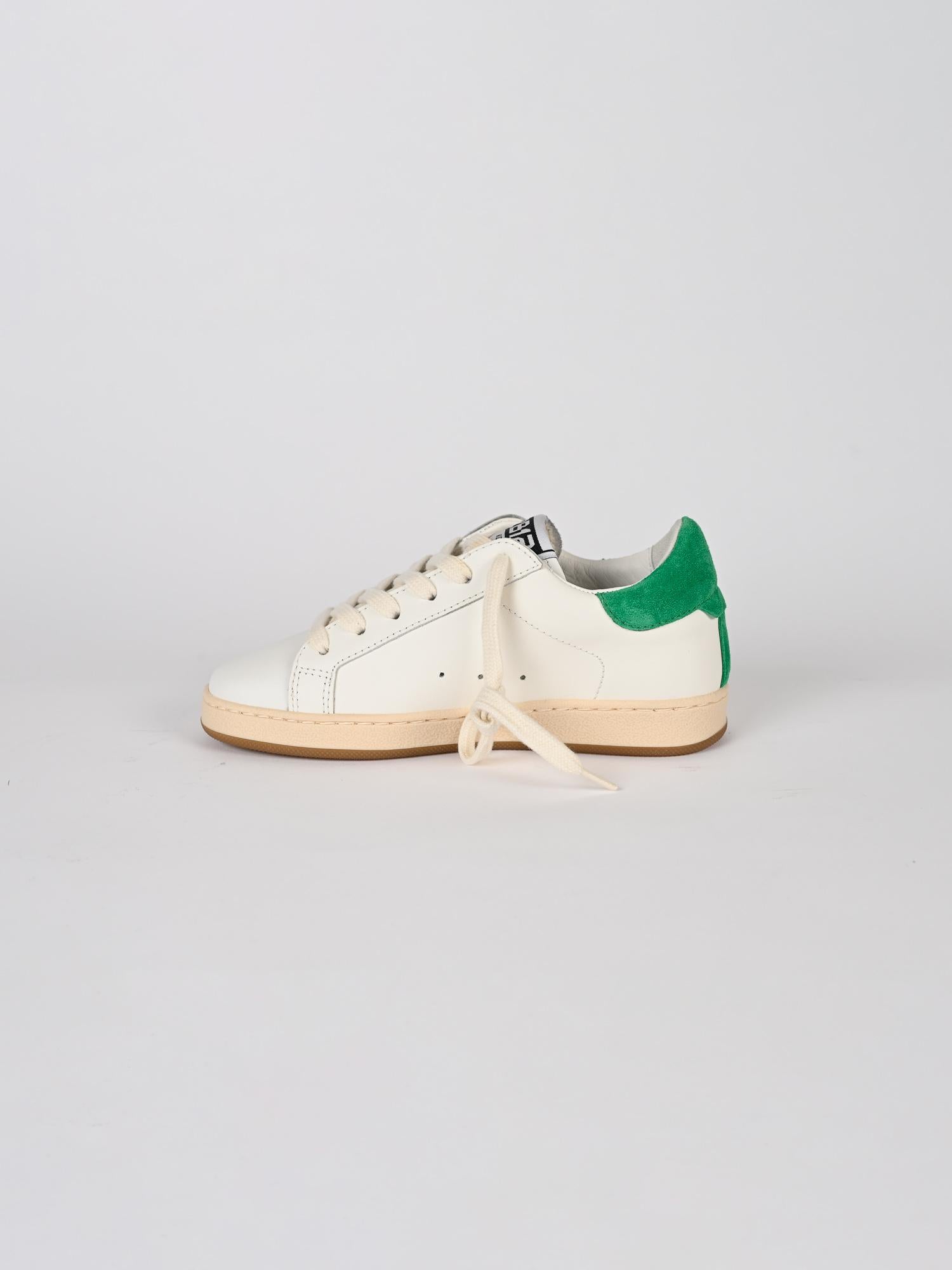 Sneakers bambino bianca BABY SUPRIME MINISUPRIME 88 VERDE 2B12