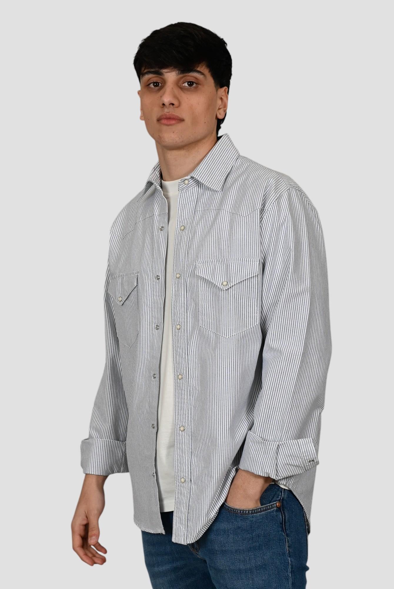 Camicia striped WESTERN OXFORD flagstaff WESTERN OXFORD STRIPED MILITARY CHESAPEAKE'S