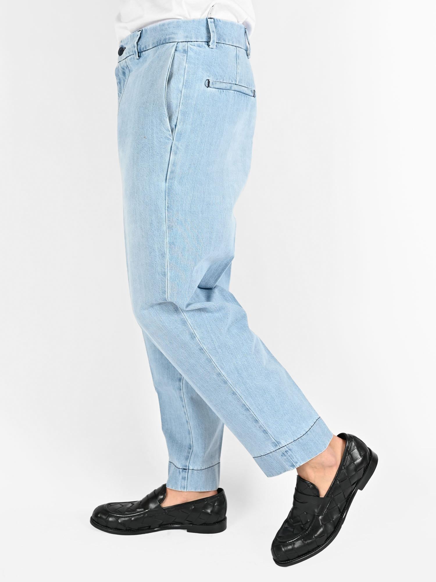 Denim chiaro CHIBA carrot fit CHIBA/L50 CHIARO BONHEUR