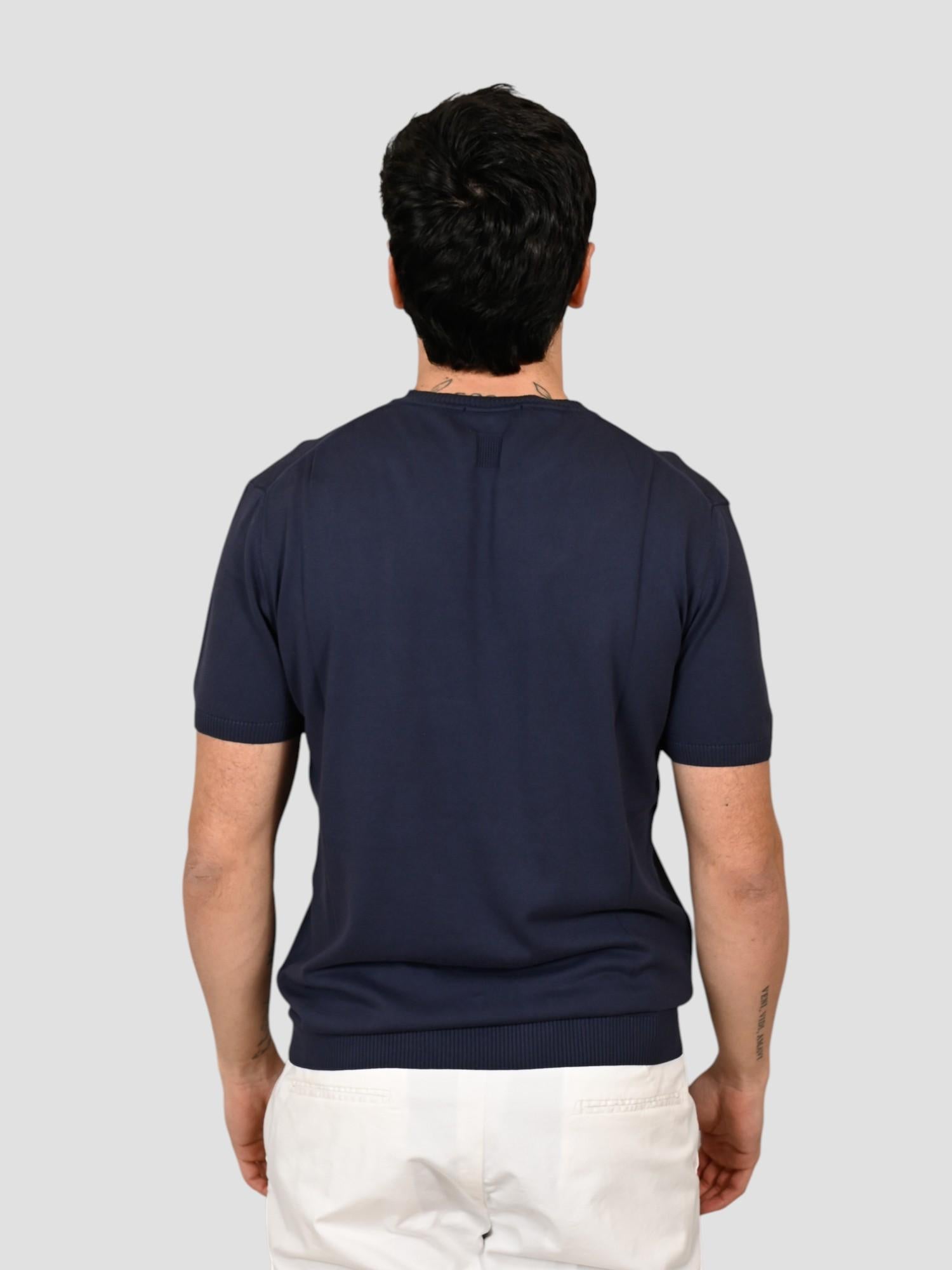 Maglia blu WO 0857 WO 0857 0923 WOOL & CO.