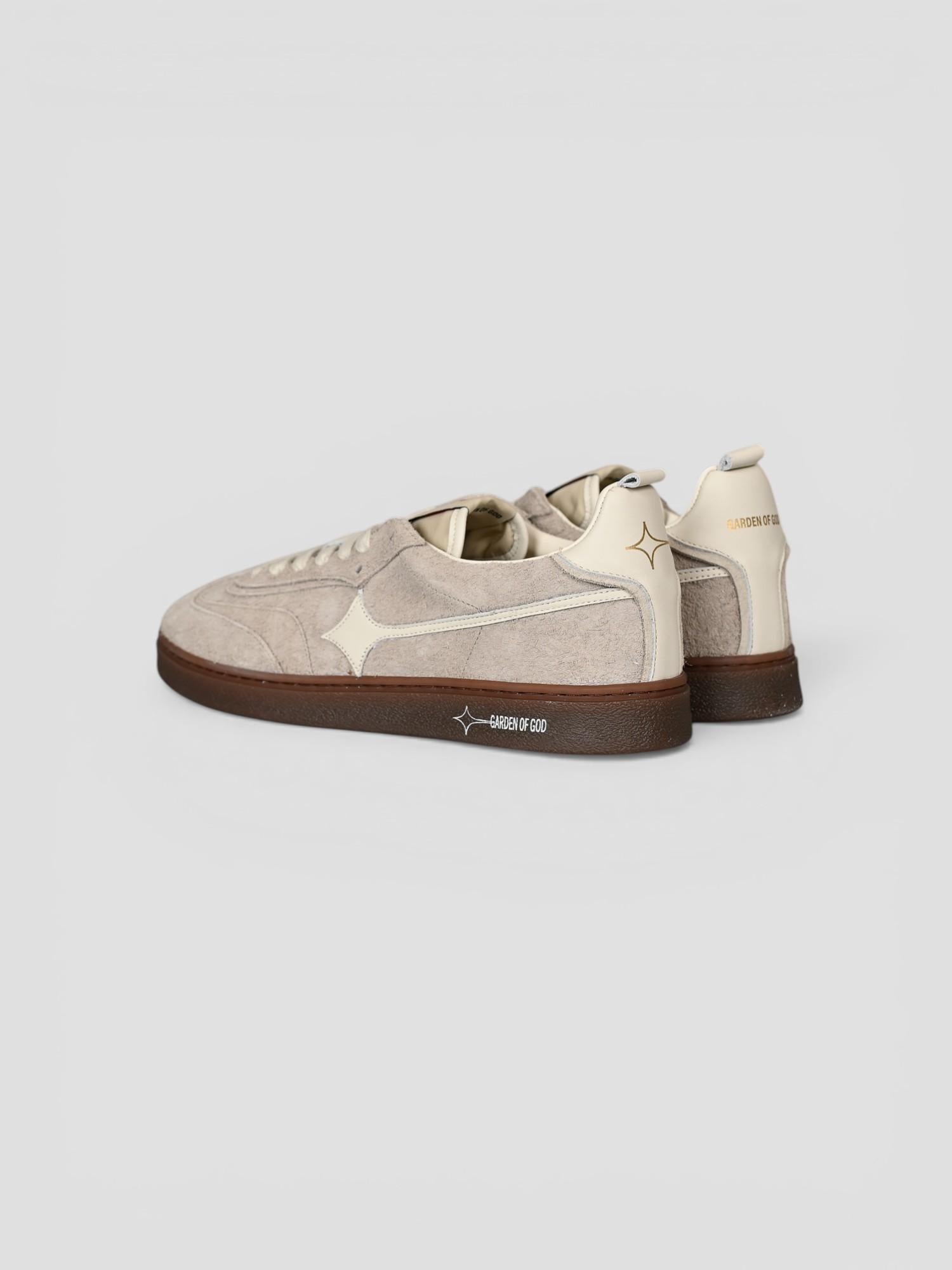 Sneakers taupe EARTH HAIRY suede EARTH SUEDE HAIRY GARDEN OF GOD