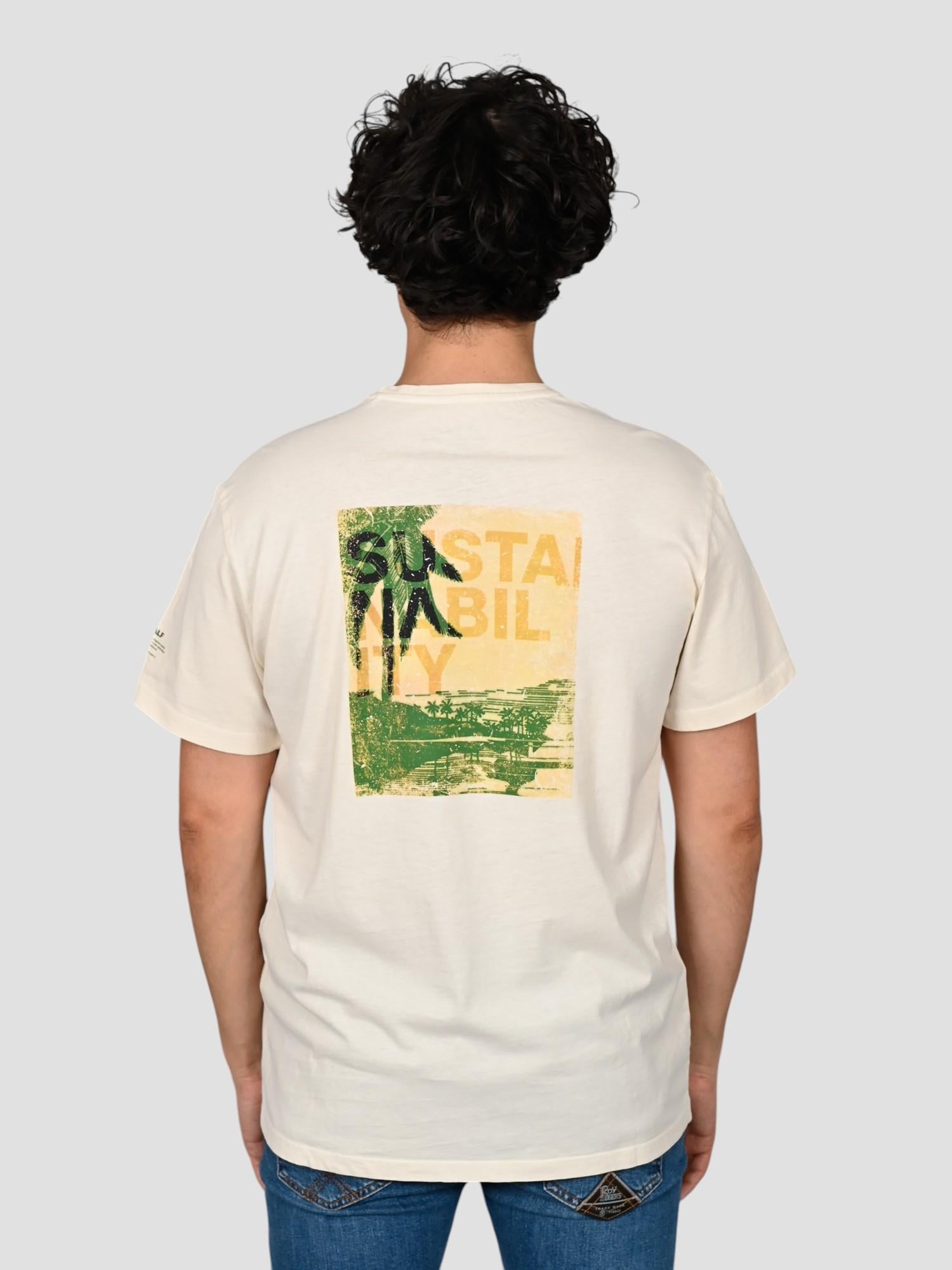 T-shirt sabbia ABERIALF SAND print TS ABERIALF S ECOALF