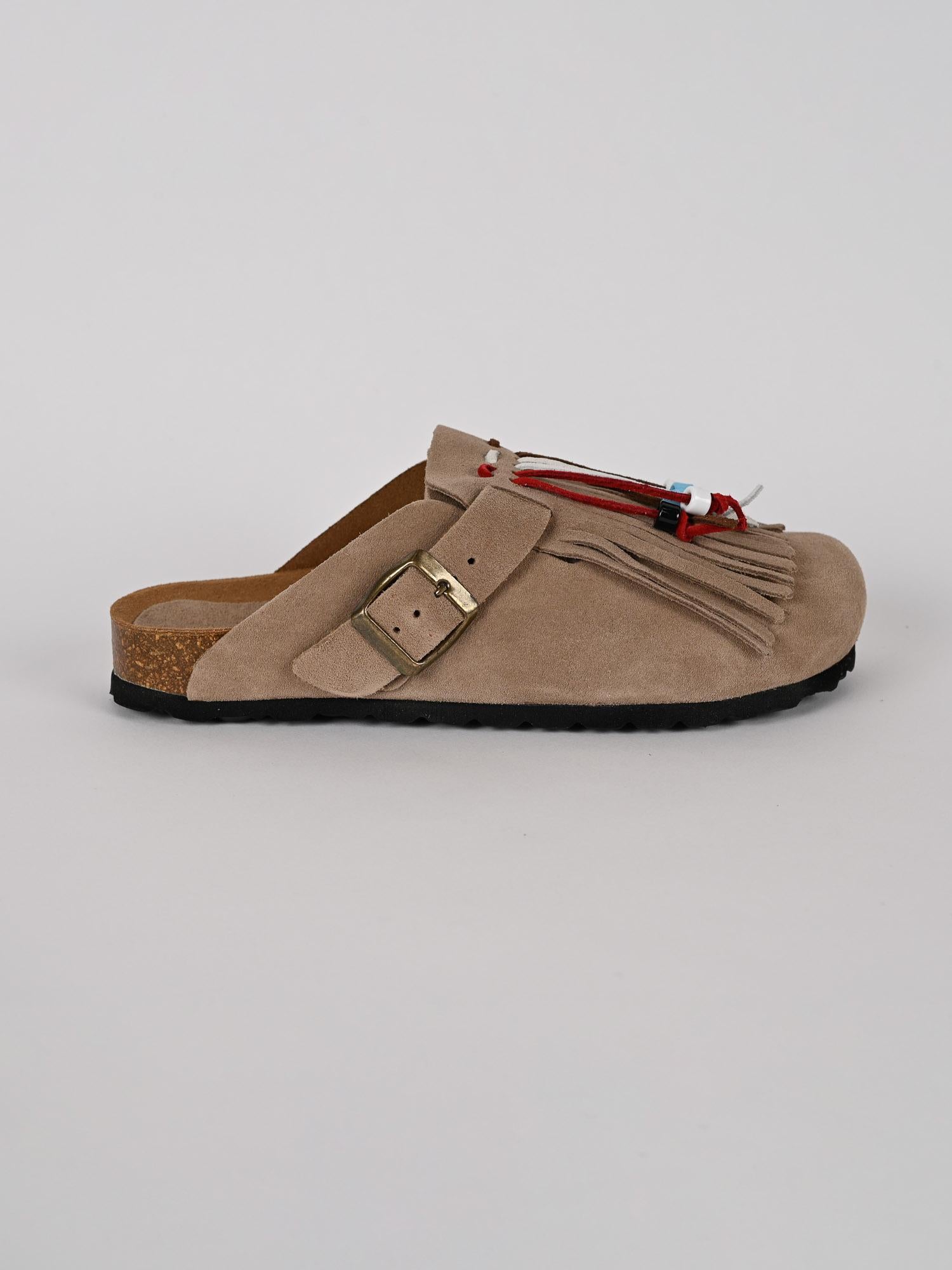 Sabot donna DANDARA pietra con frange DANDARA FRANGE PIETRA LAGOA