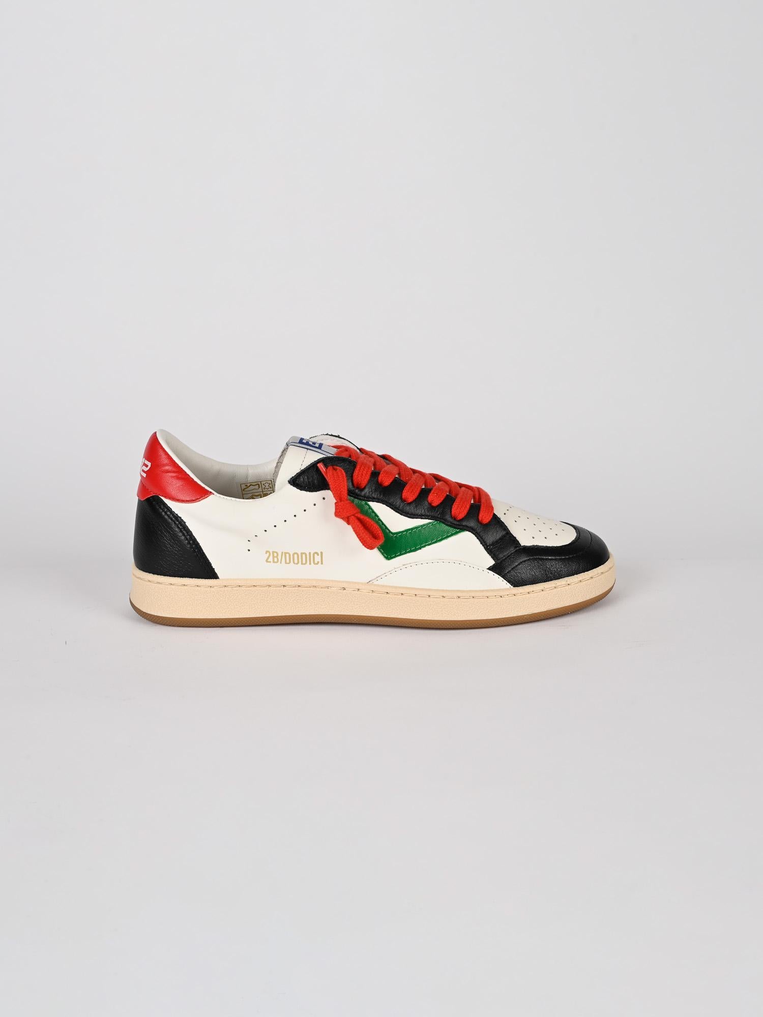 Sneakers ragazzo JUNIOR PLAY in pelle JRPLAY 123 VERDE 2B12