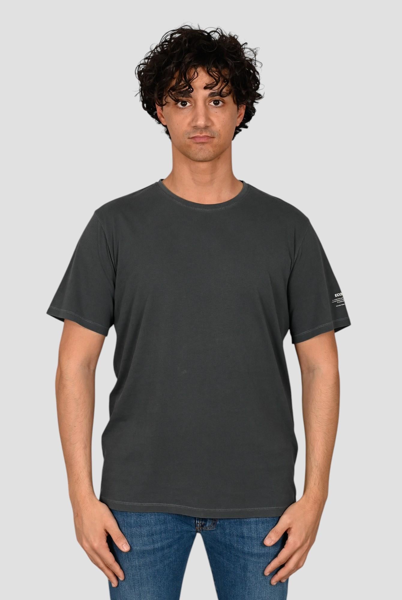 T-shirt sabbia MINALF STEEL print TS MINALF GREY ECOALF